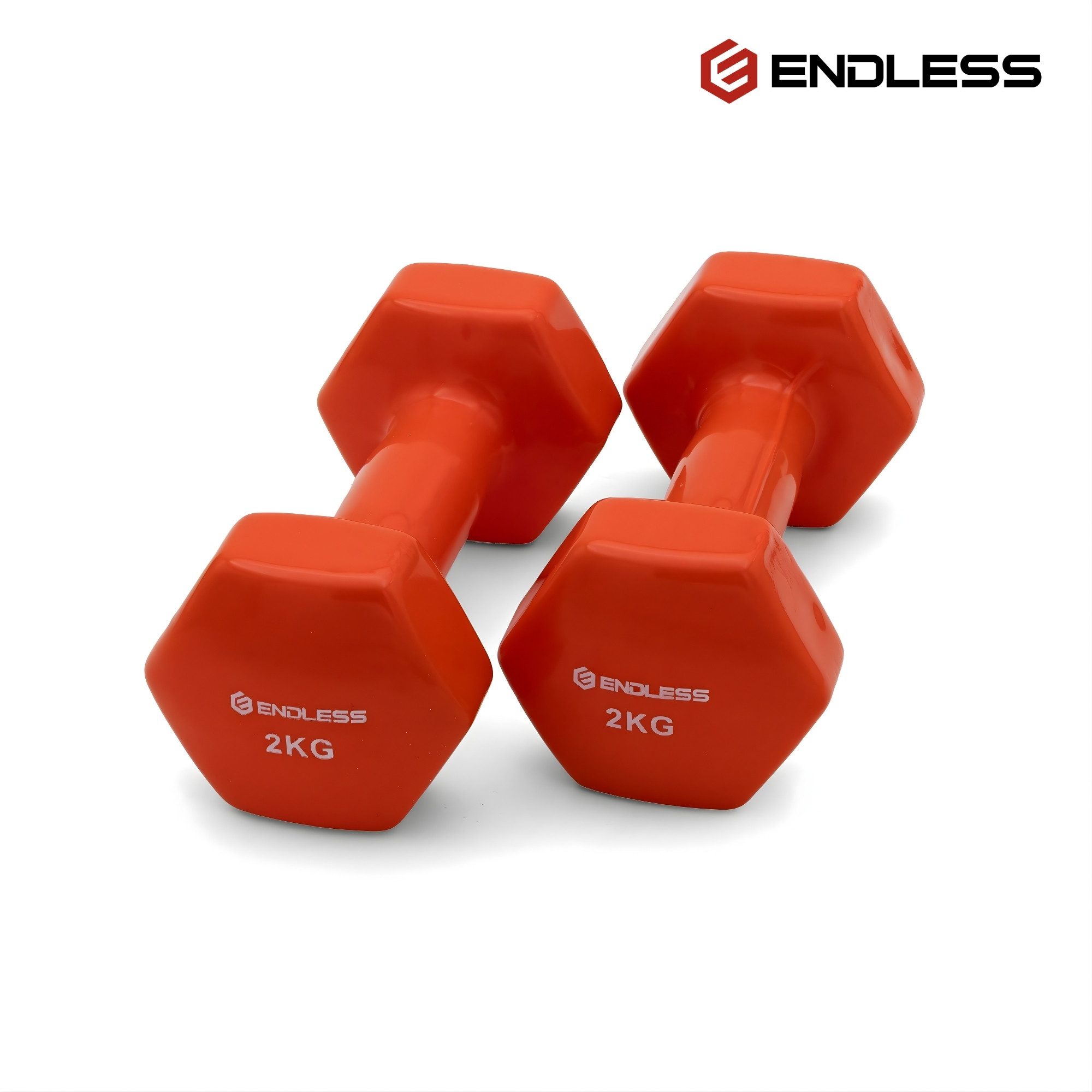 Endless Kurzhantel Vinyl Hex Hantelset für Fitness & Krafttraining, (Set, 2-teiliges Vinyl-Hantel Set)
