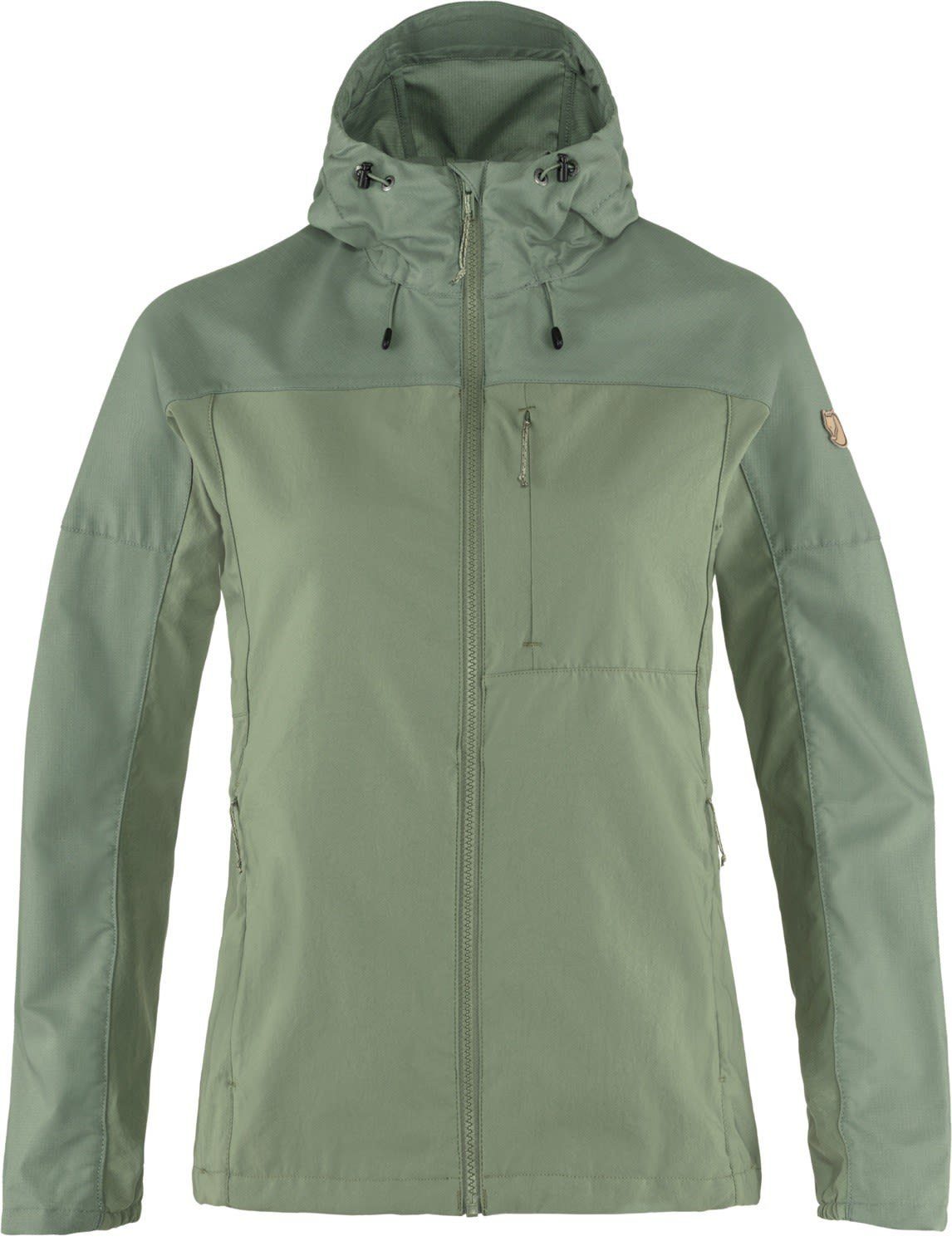 Fjällräven Anorak Fjällräven W Abisko Midsummer Jacket Damen Anorak Jade Green - Blue/Green Green