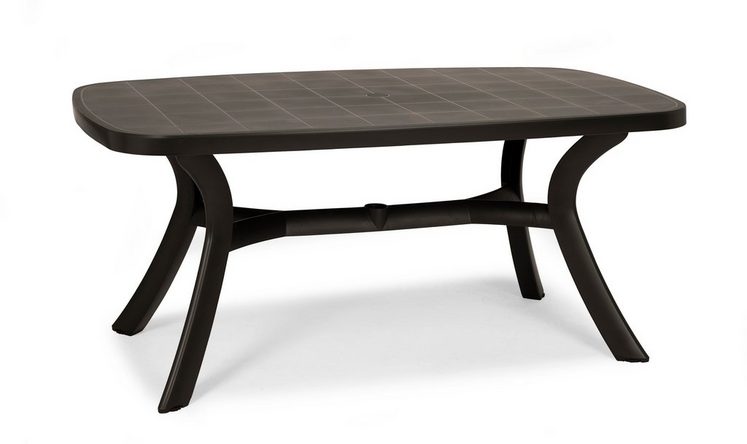 BEST Gartentisch »Kansas«, Kunststoff, 192x105 cm, anthrazit online