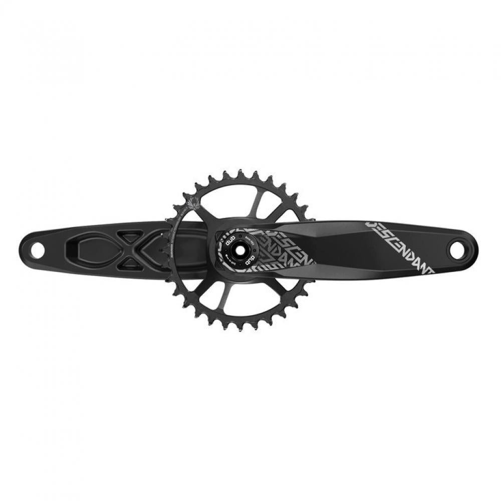 Truvativ Fahrradkurbel Truvativ Kurbelgarnitur Desc.6K Eagle DUB 175mm ohne DUB-Lager Alu sch