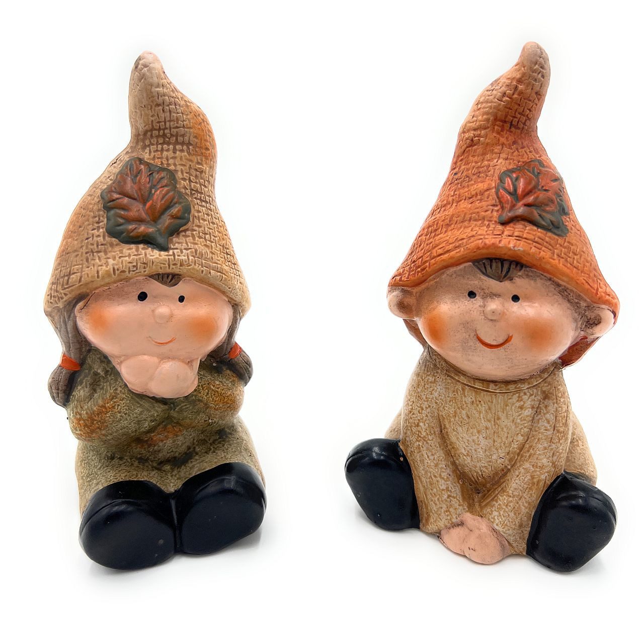 Dragimex Dekofigur Sitzende Herbstkinder aus Terrakotta günstig online kaufen