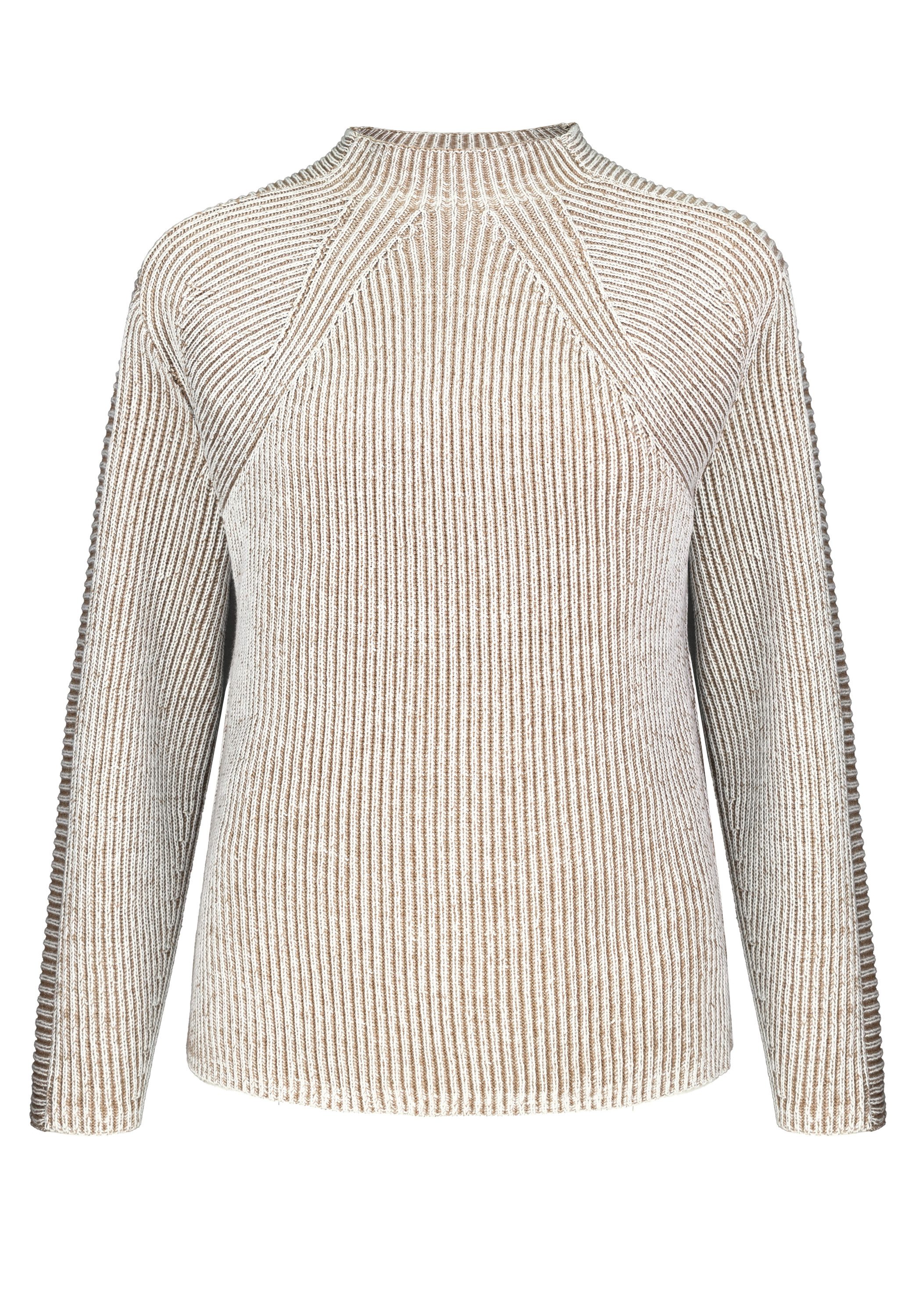 bianca Strickpullover DARIS in Patentstrick und moderner Bi-Color-Optik günstig online kaufen