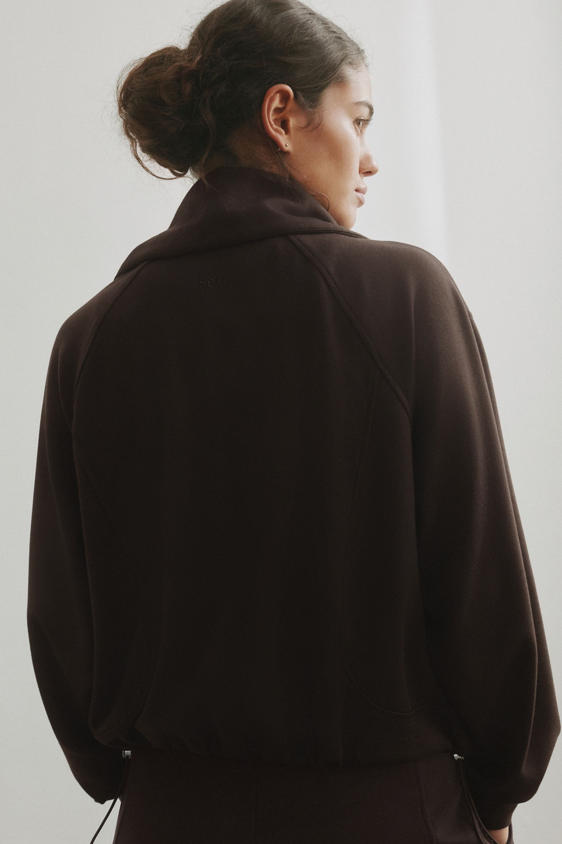 self Blouson Self. Modaljacke mit durchgängigem Reißverschluss (1-St)