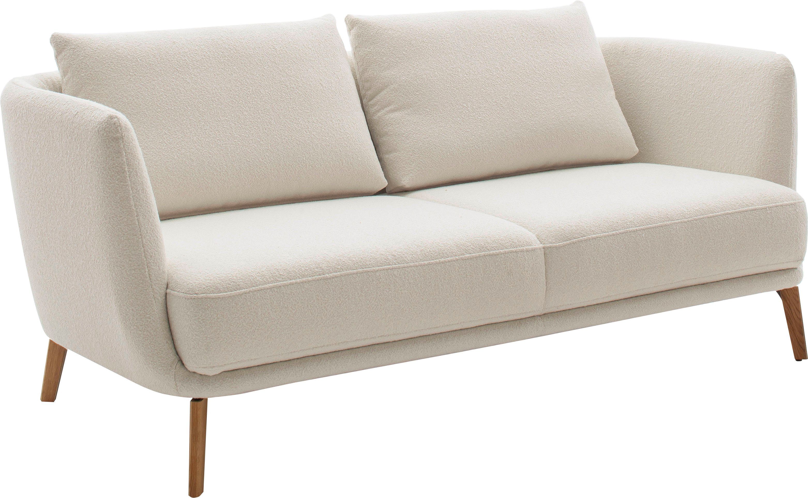 SCHÖNER WOHNEN-Kollektion 2,5-Sitzer Pearl - 5 Jahre Hersteller-Garantie, auch in Bouclé, Maße (B/H/T): 190/71/91 cm, Füße Massivholz