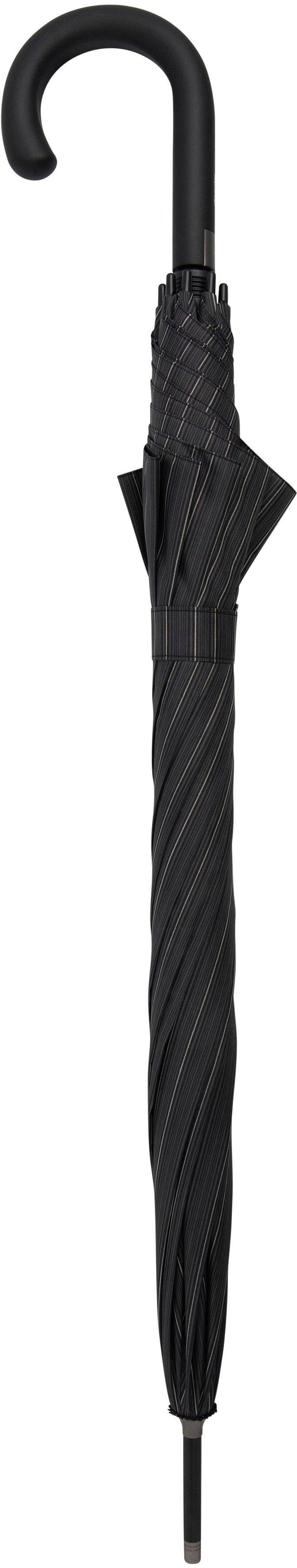 Langregenschirm stripe, classy Big Fiber AC Partnerschirm doppler® Flex