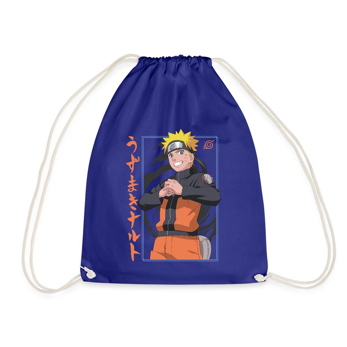 Turnbeutel Naruto Shippuden Design Mit Schriftzeichen Turnbeutel