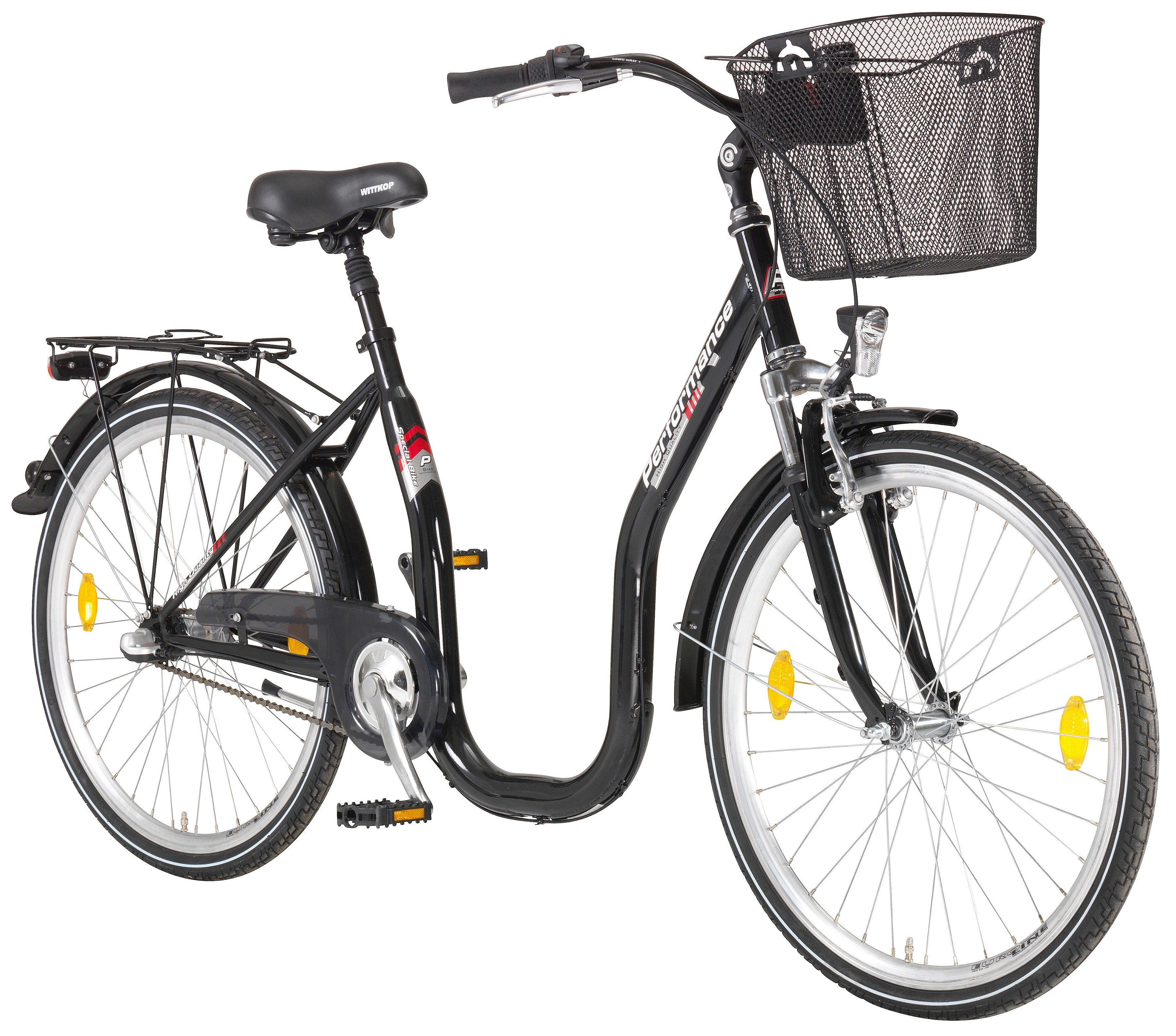 PERFORMANCE Citybike Tiefeinsteiger »Sylt«, 26/28 Zoll, 1