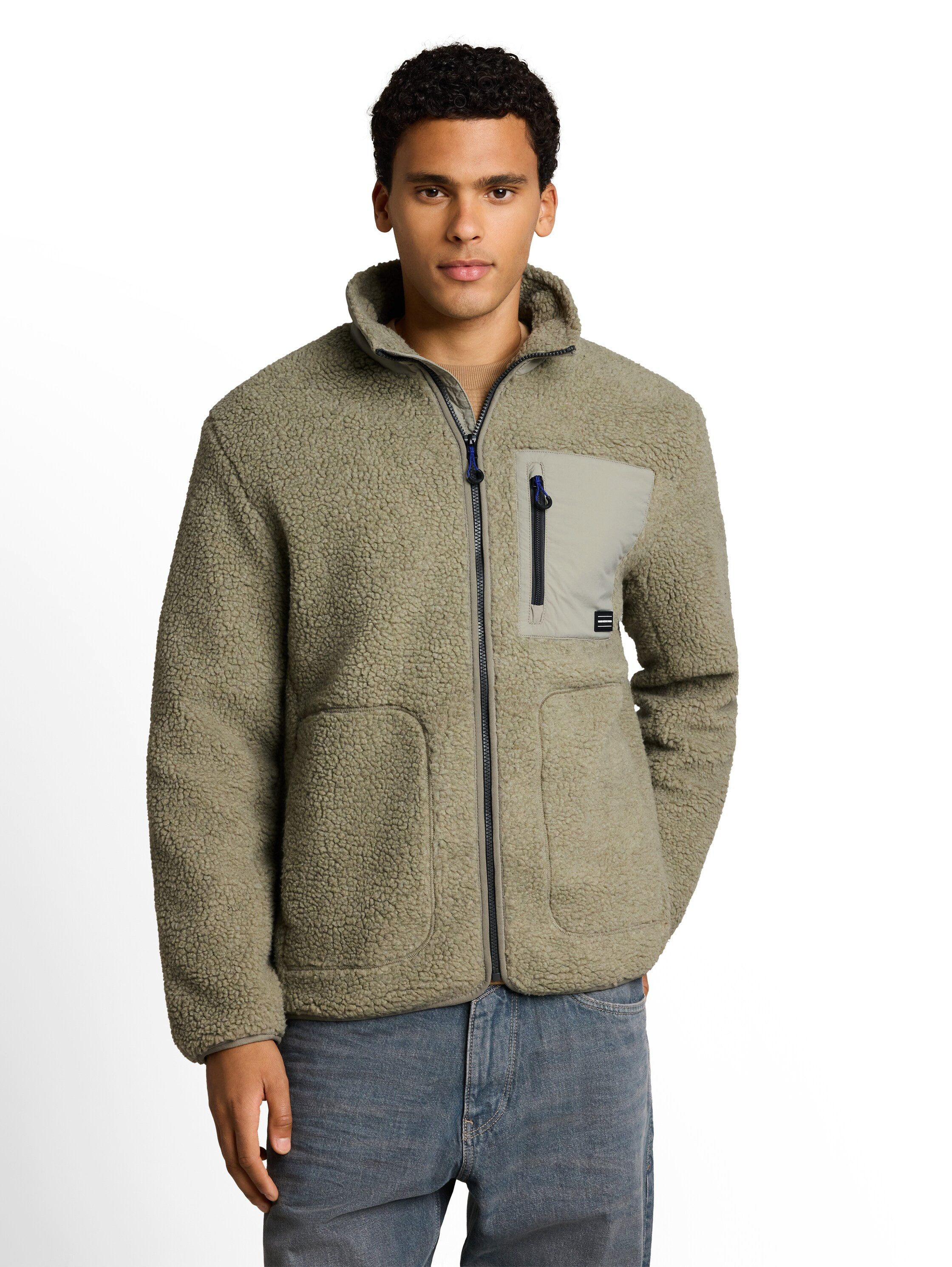 TOM TAILOR Denim Softshelljacke mit Logo Stickerei