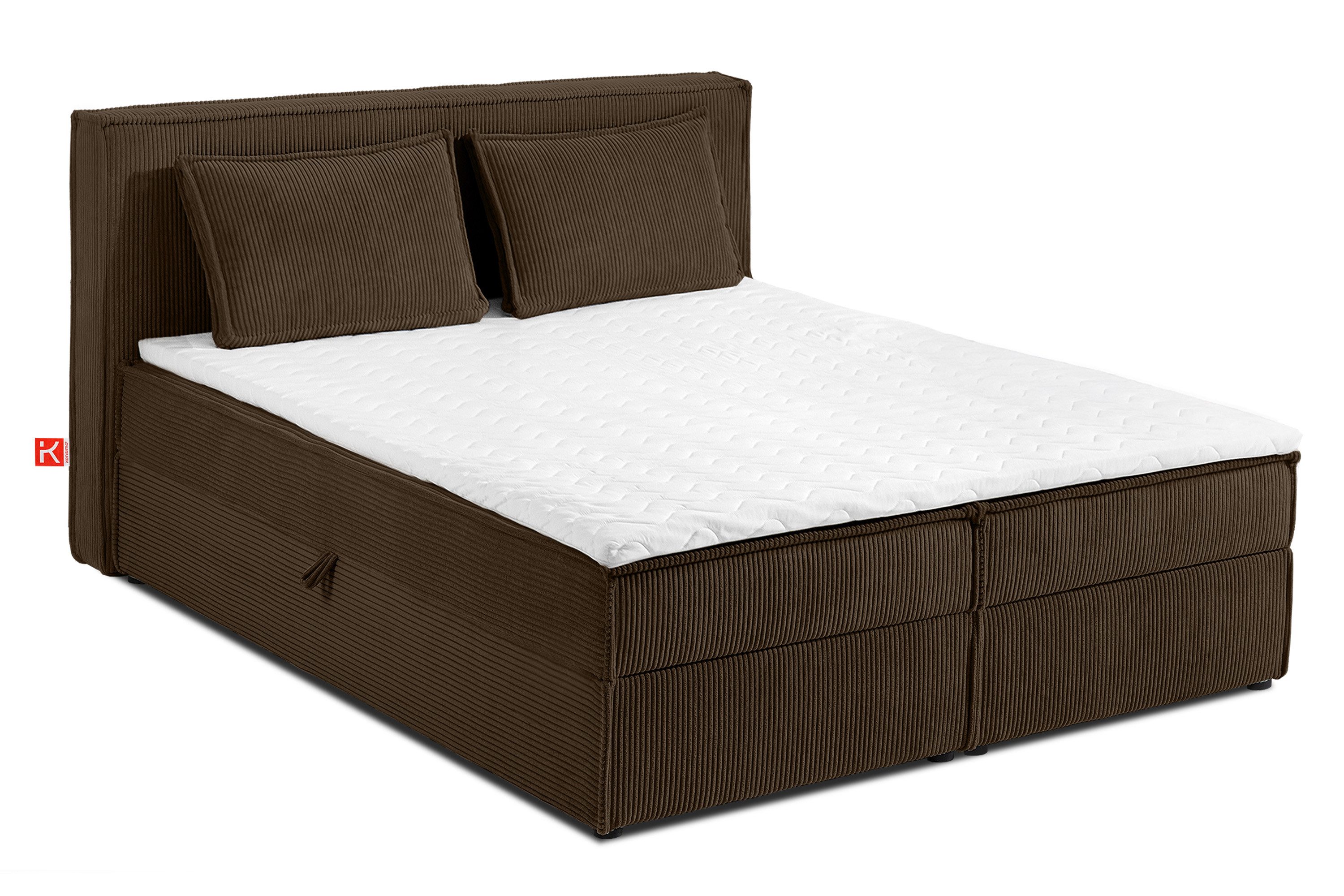 KONSIMO® Boxspringbett ROTI Polsterbett, inkl. Matratze günstig online kaufen