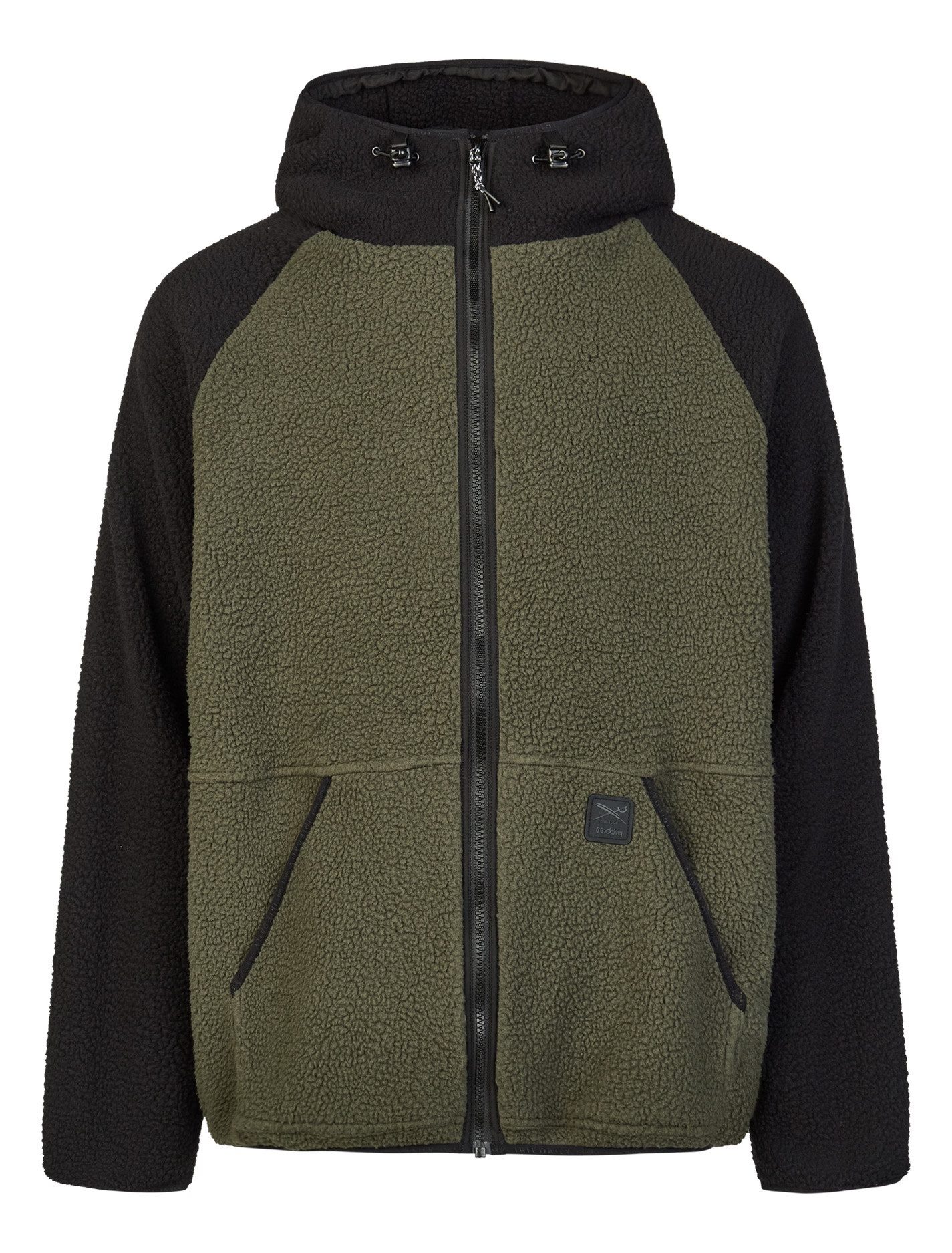 iriedaily Fleecejacke warme Fleecejacke mit Kapuze und Reißverschluss