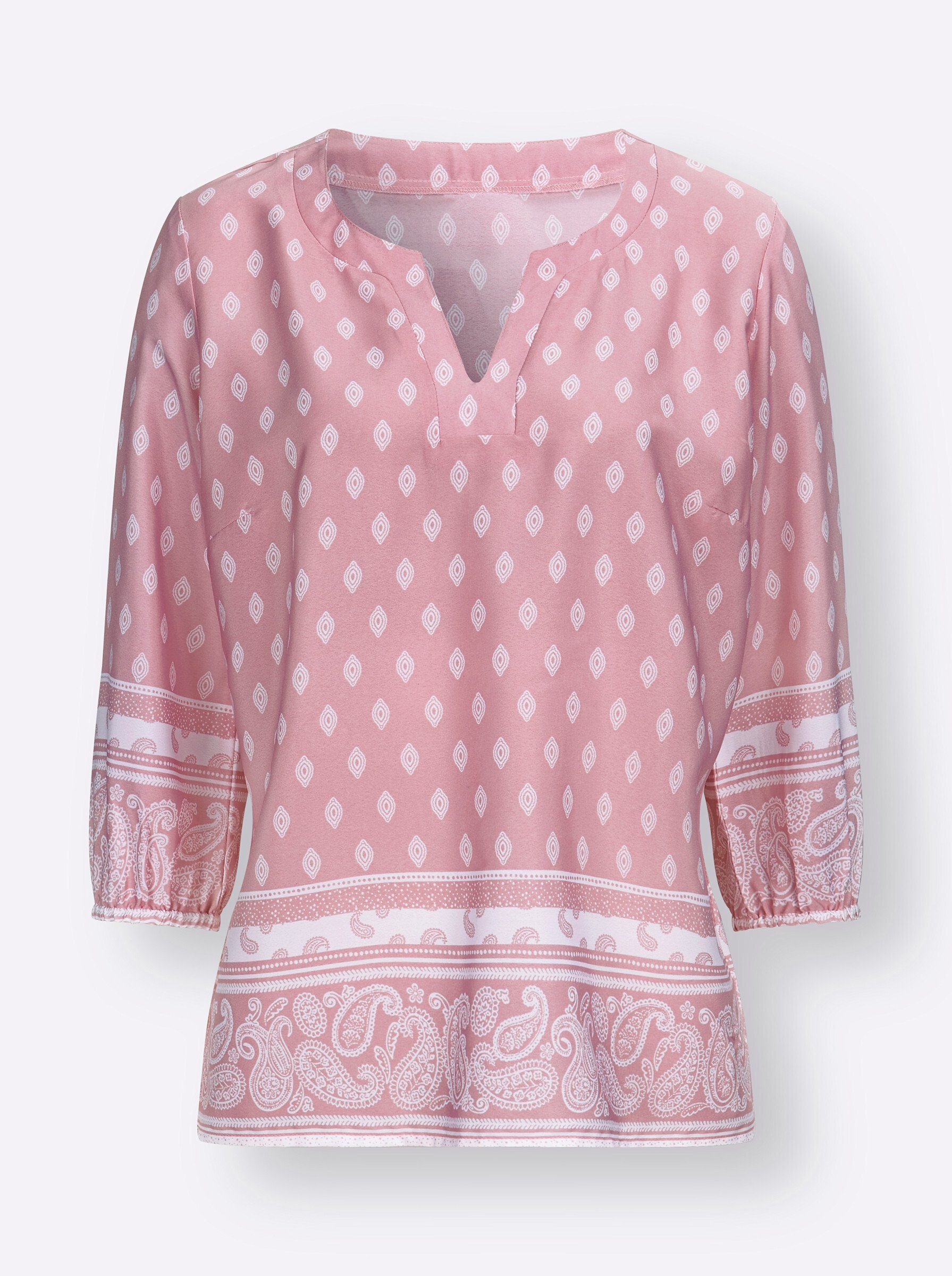 Sieh an! Klassische Bluse Tunika .