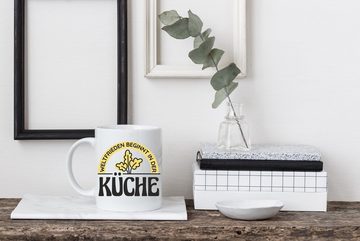Youth Designz Tasse Vegan Küche Kaffeetasse Geschenk, Keramik, mit trendigem Print