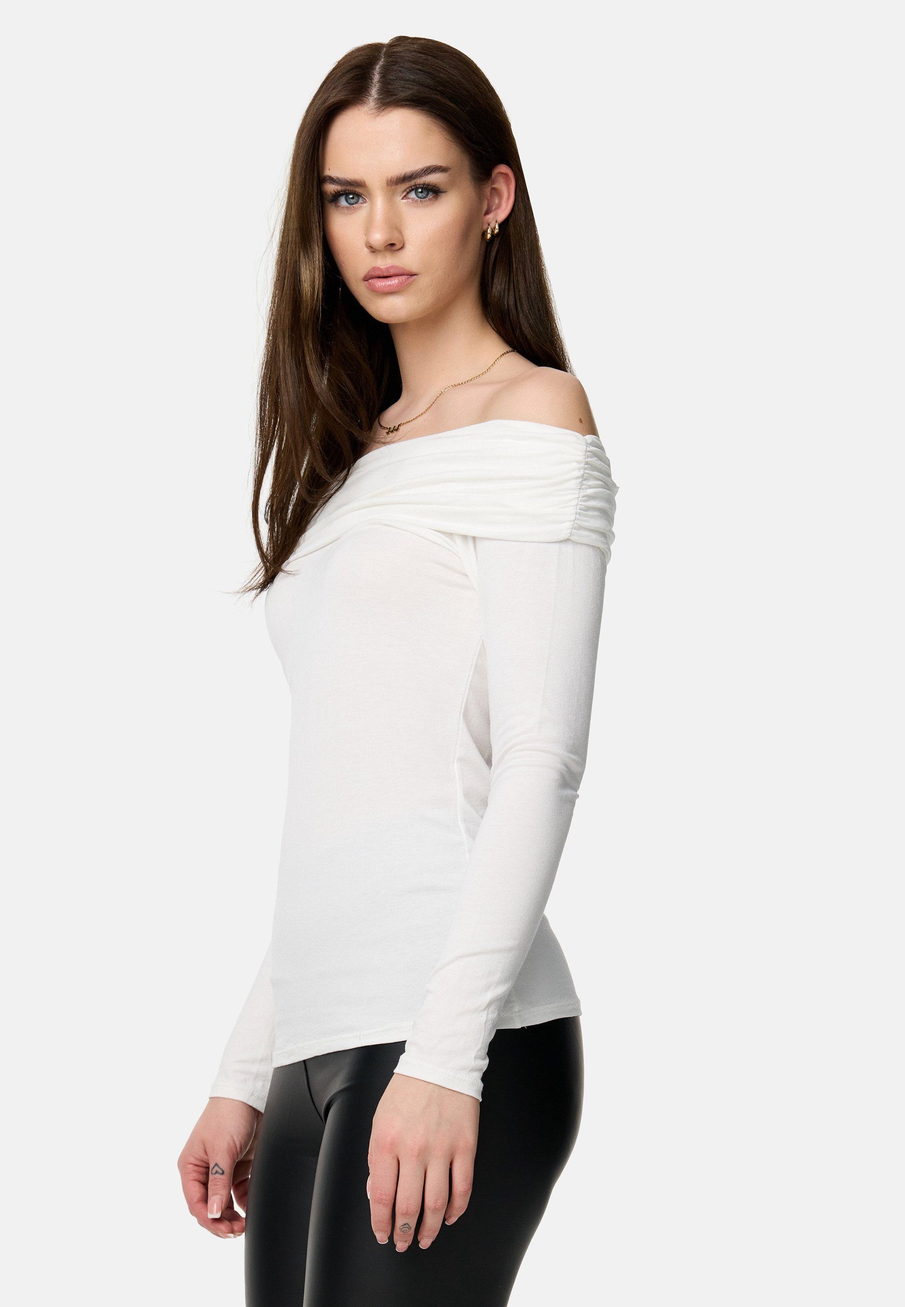 Worldclassca Longsleeve Worldclassca Off Shoulder Longsleeve Basic Shirt Un günstig online kaufen