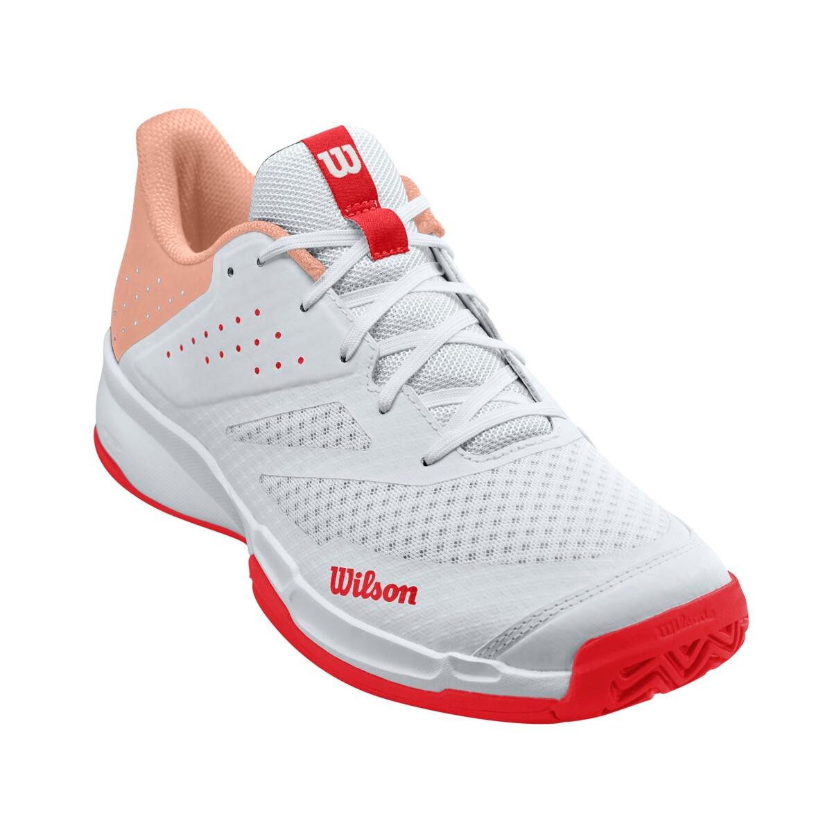 Kaos Stroke 2.0 Allcourt/Dämpfung 2024 weiss/rot Damen Tennisschuh