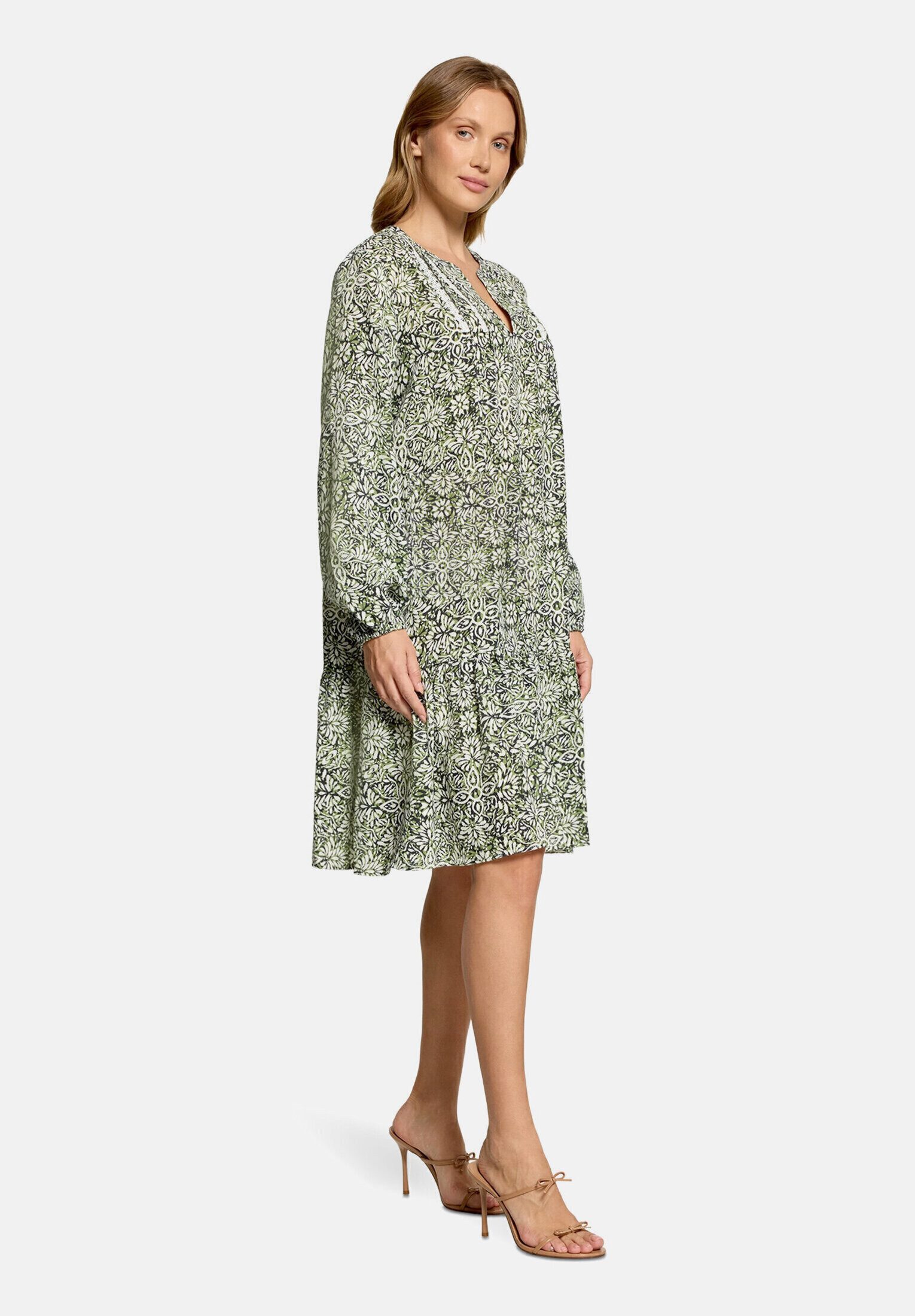 Cartoon Sommerkleid Damen mit Biesen
