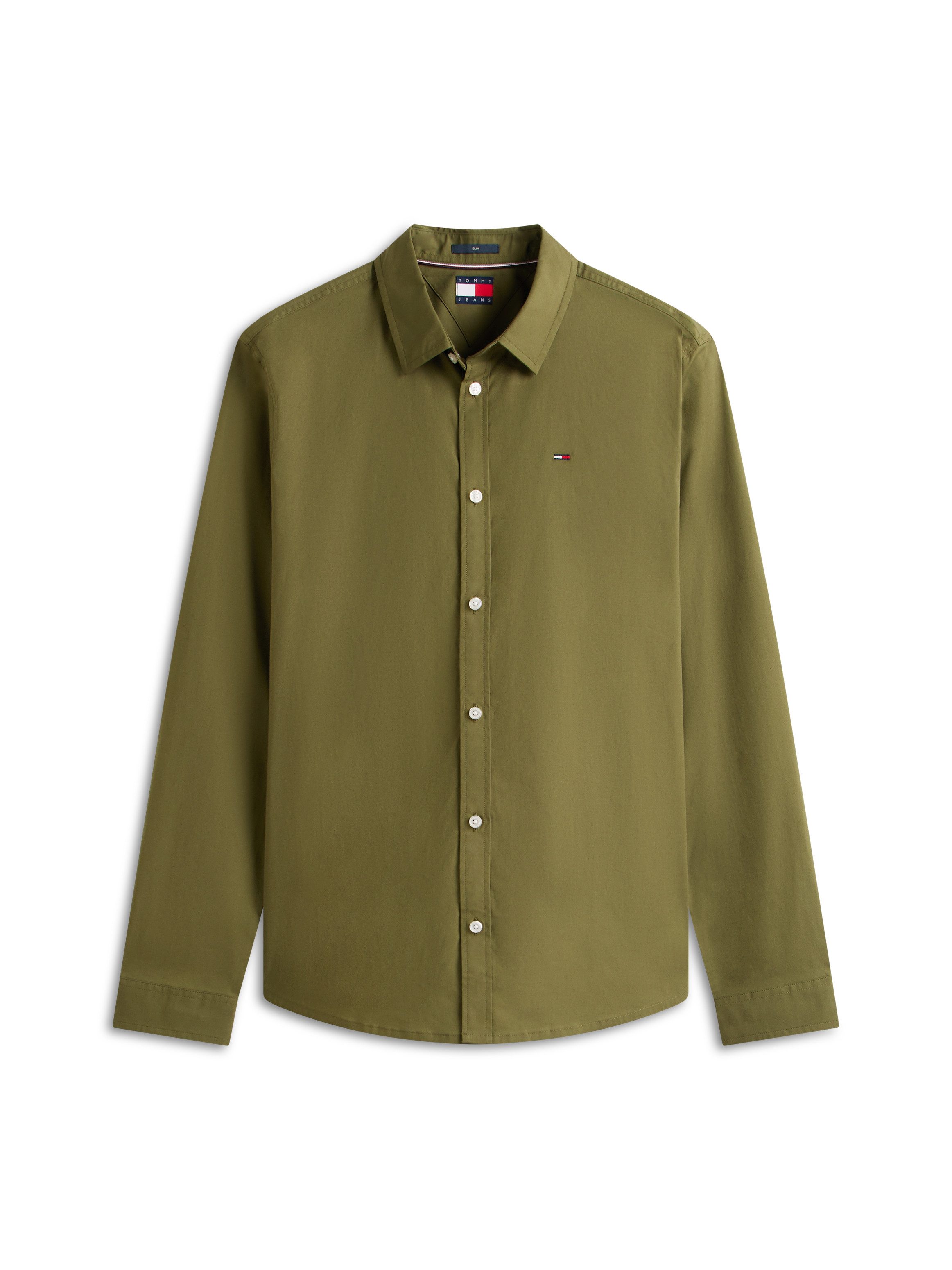 Tommy Jeans Langarmhemd Sabim Stretch Shirt Stretch Hemd, Premium, Slim Fit, mit Elasthan – Bild 4 von 5