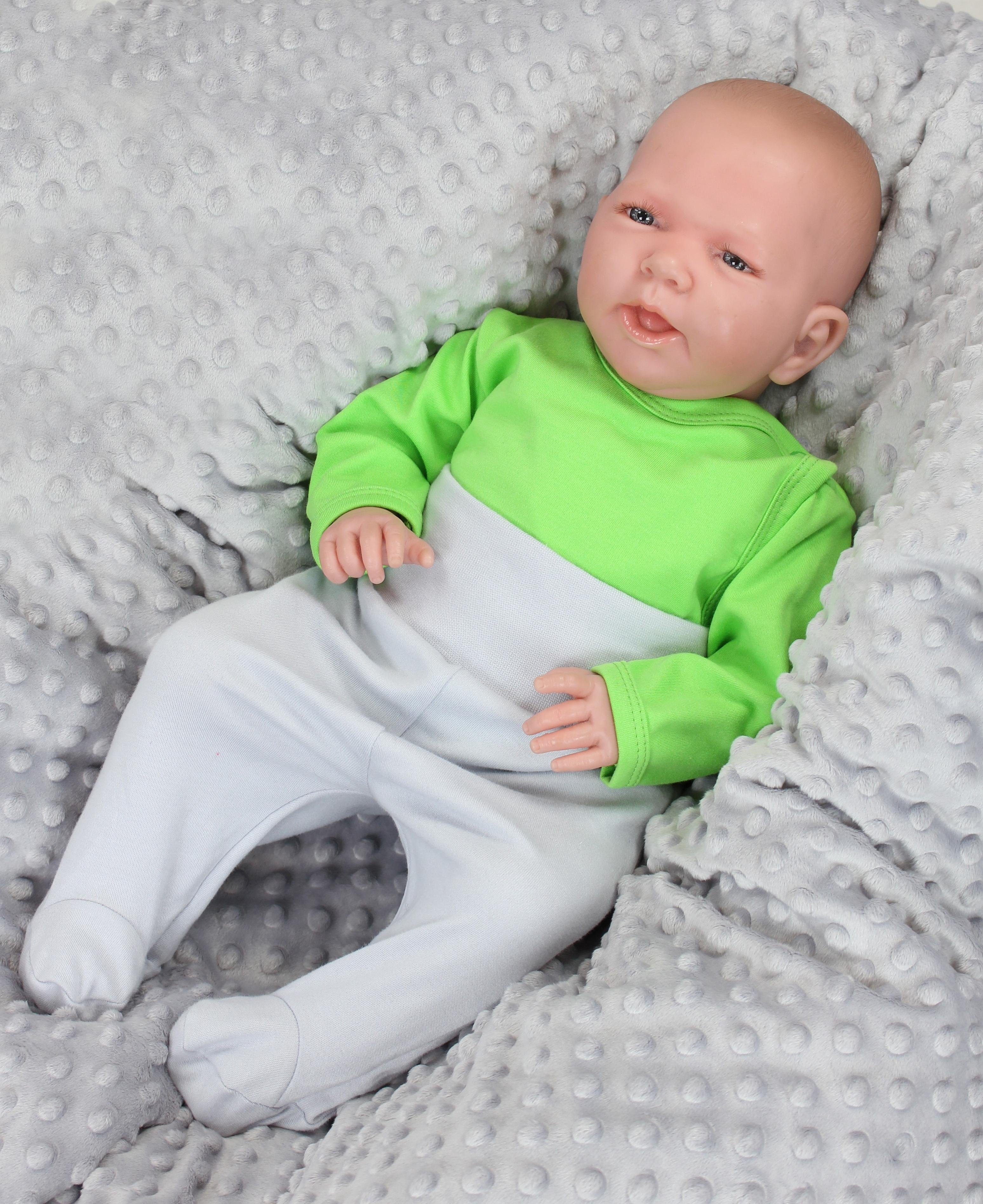 TupTam 5 TupTam Langarmwickelbody Langarm Baby Set Unisex Wickelbody im Junge 5er