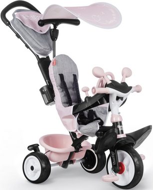 Smoby Dreirad Baby Driver Plus, rosa, Made in Europe