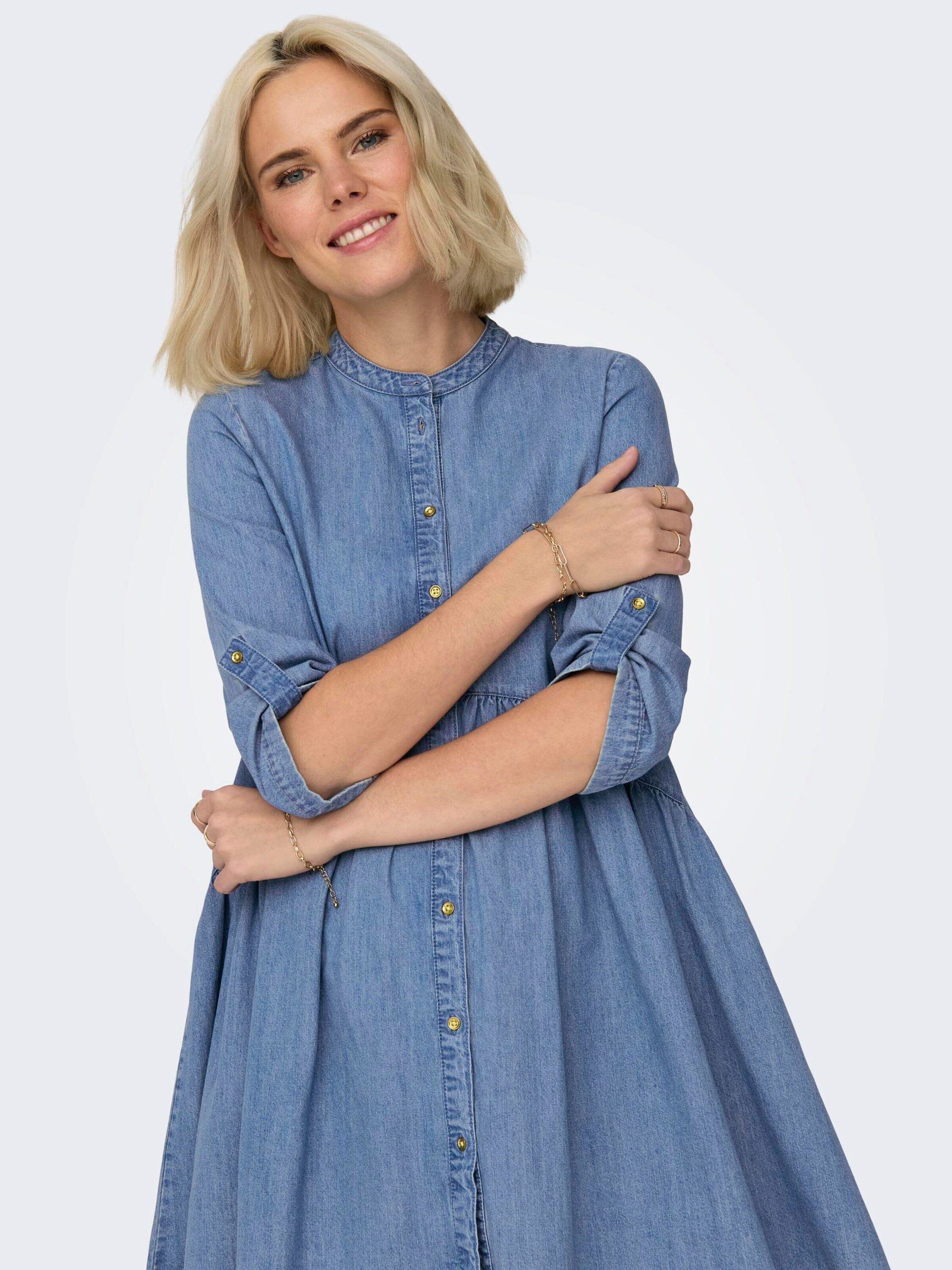 ONLY Minikleid Chicago (1-tlg) Drapiert/gerafft