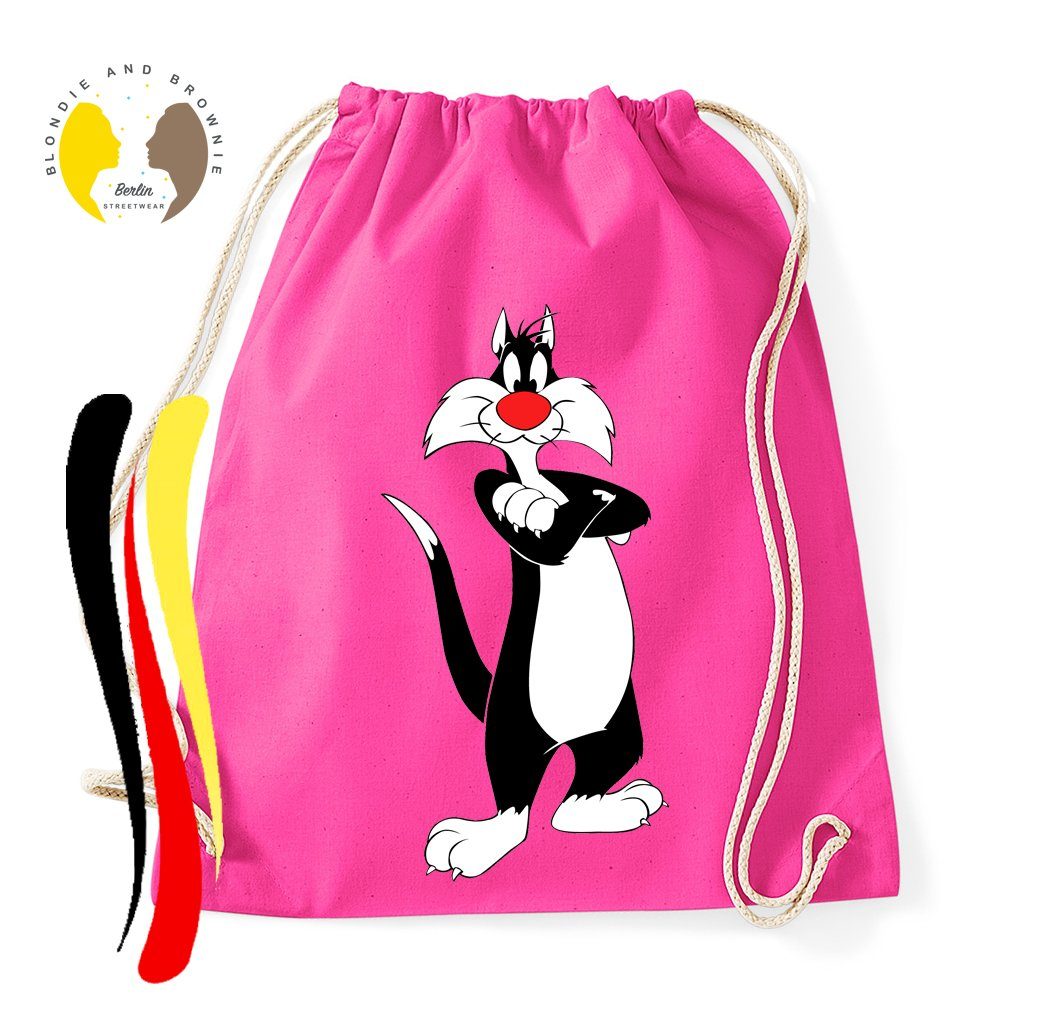 Blondie & Brownie Turnbeutel Silvester Tweety Looney Cartoon Daffy Duck