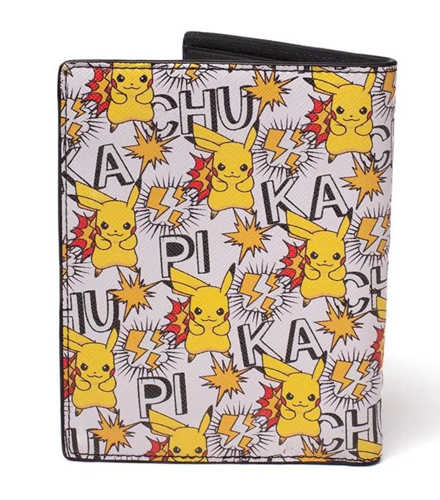 POKÉMON Geldbörse Pokémon Pikachu Geldbörse Portemonnaie Wallet 12x10 cm offiziell