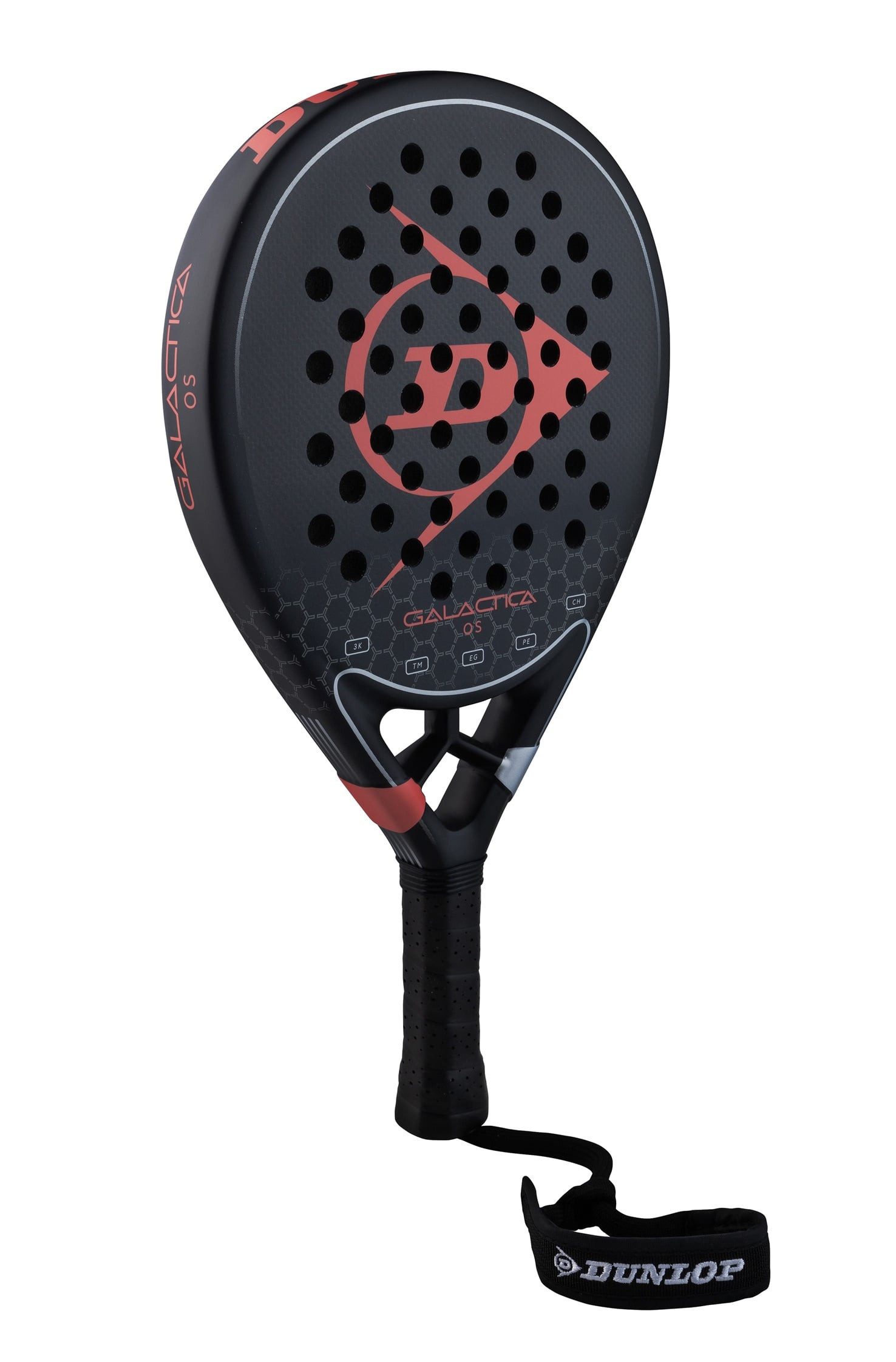 Dunlop Padelschläger Galactica OS (Oversize) 360g/Rund/Turnier schwarz
