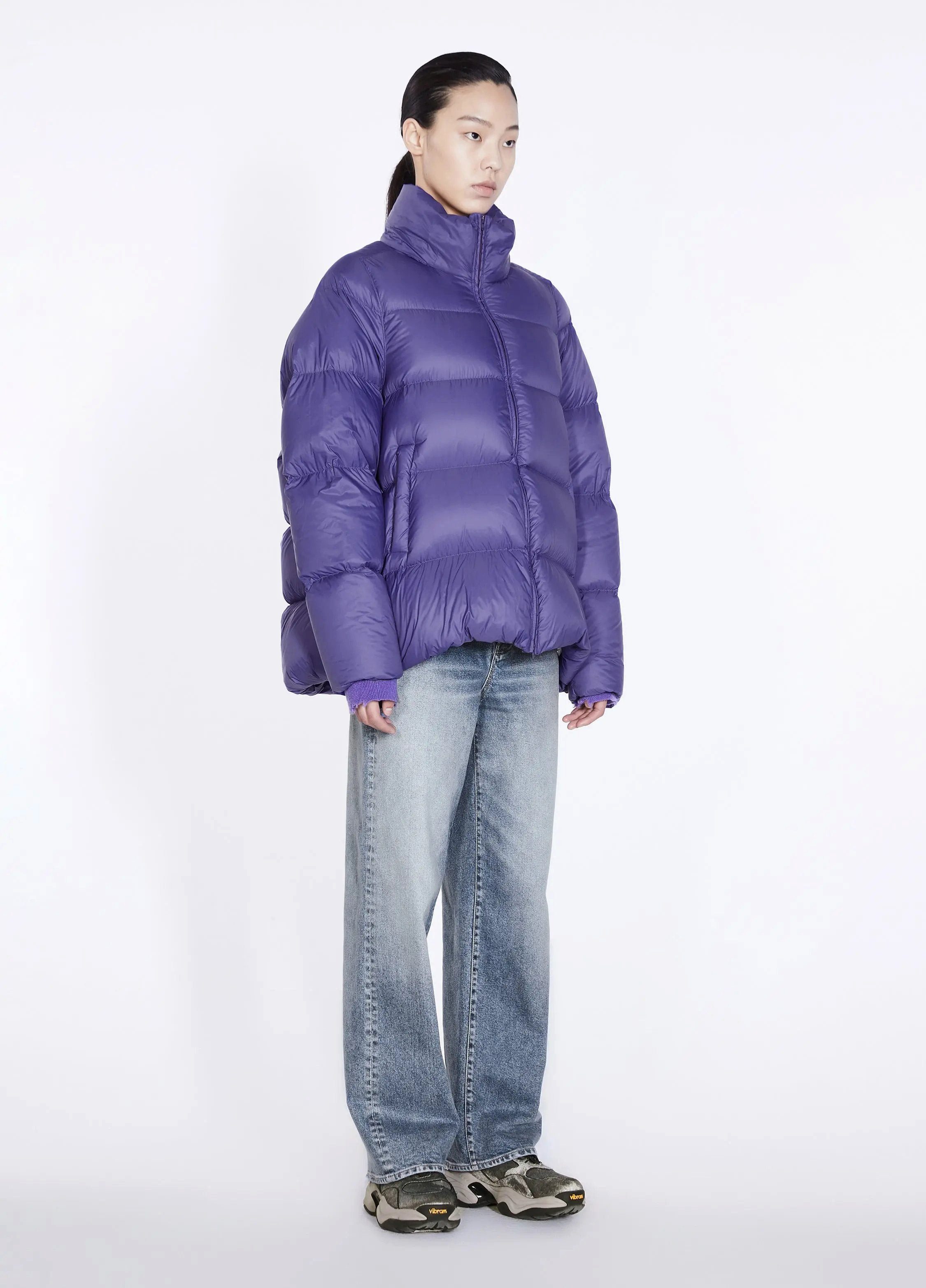 JNBY Daunenjacke JNBY Damen Daunenjacke mit Großer-Steppung für Herbst/Winter in Purple