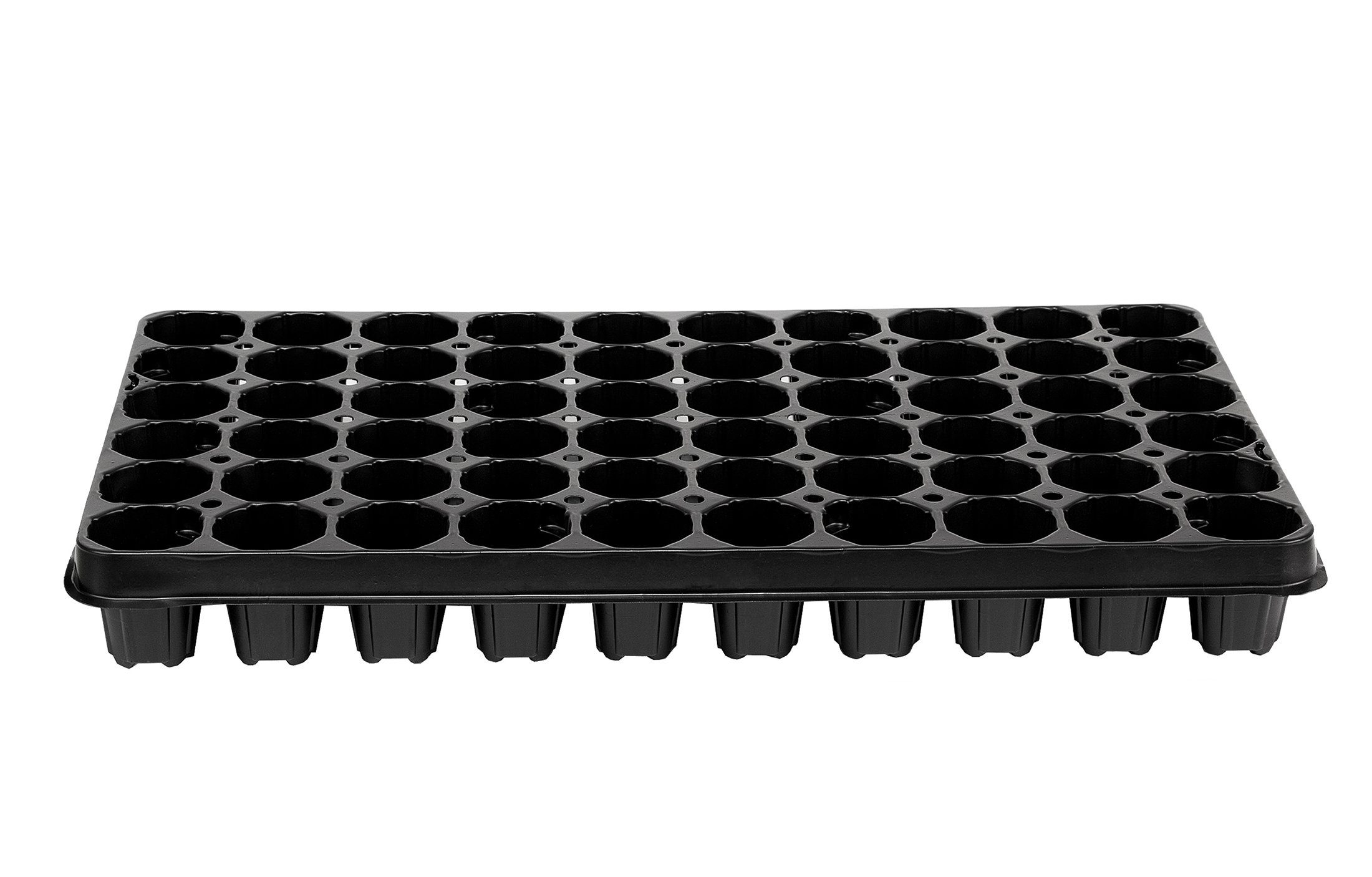 BigDean Anzuchttablett Anzuchtplatte Pro 60 Pflanzlöcher Ø 4,7 cm (Packung, 1 St., Anzuchtplatte), Anzuchtplatte, Pflanzenzucht, Hydroponik