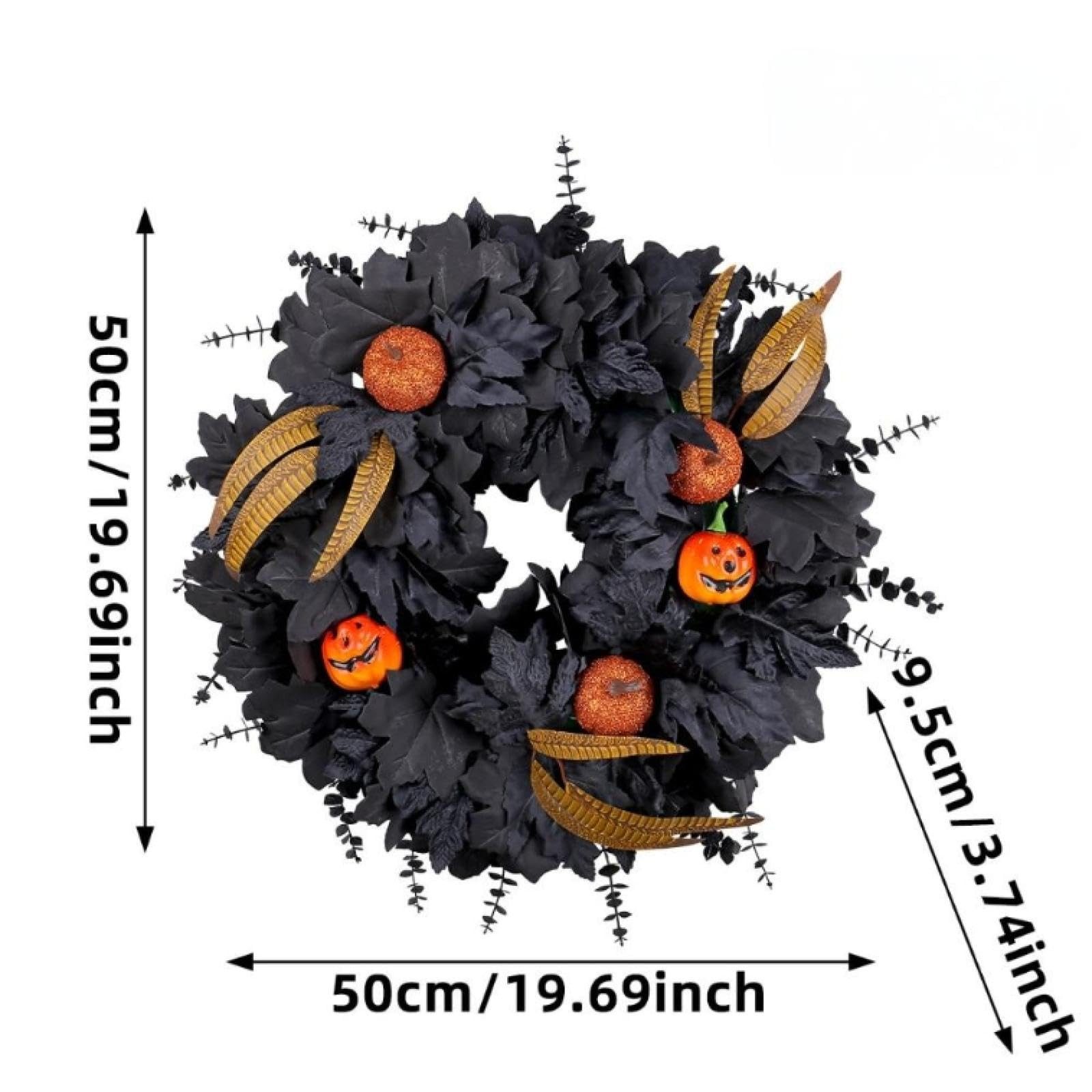 Kunstkranz 50cm Halloween Türkranz, Halloween Deko, günstig online kaufen