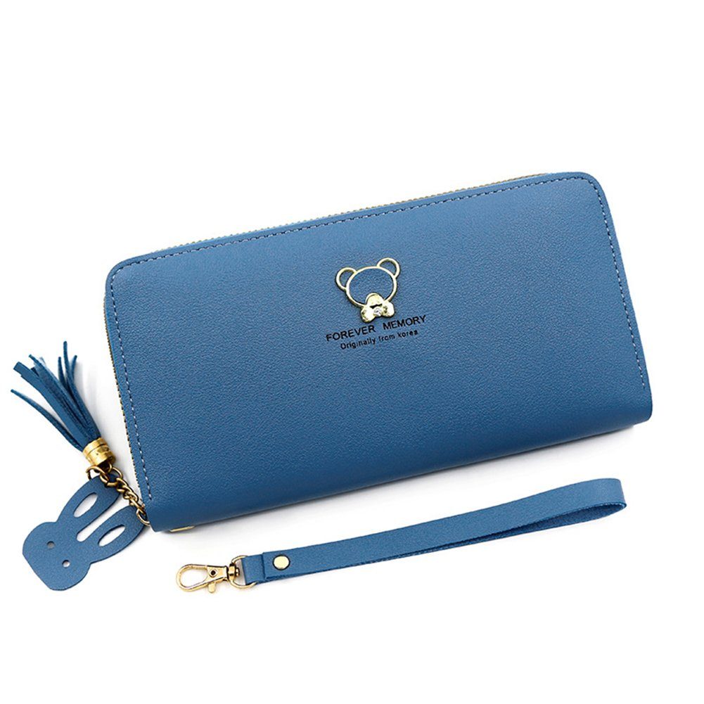 Tragbare Handtasche blue Blusmart Passende Geldbeutel, Clutch-Geldbörse, Portemonnaie, 3-farbig Geldbörse 2