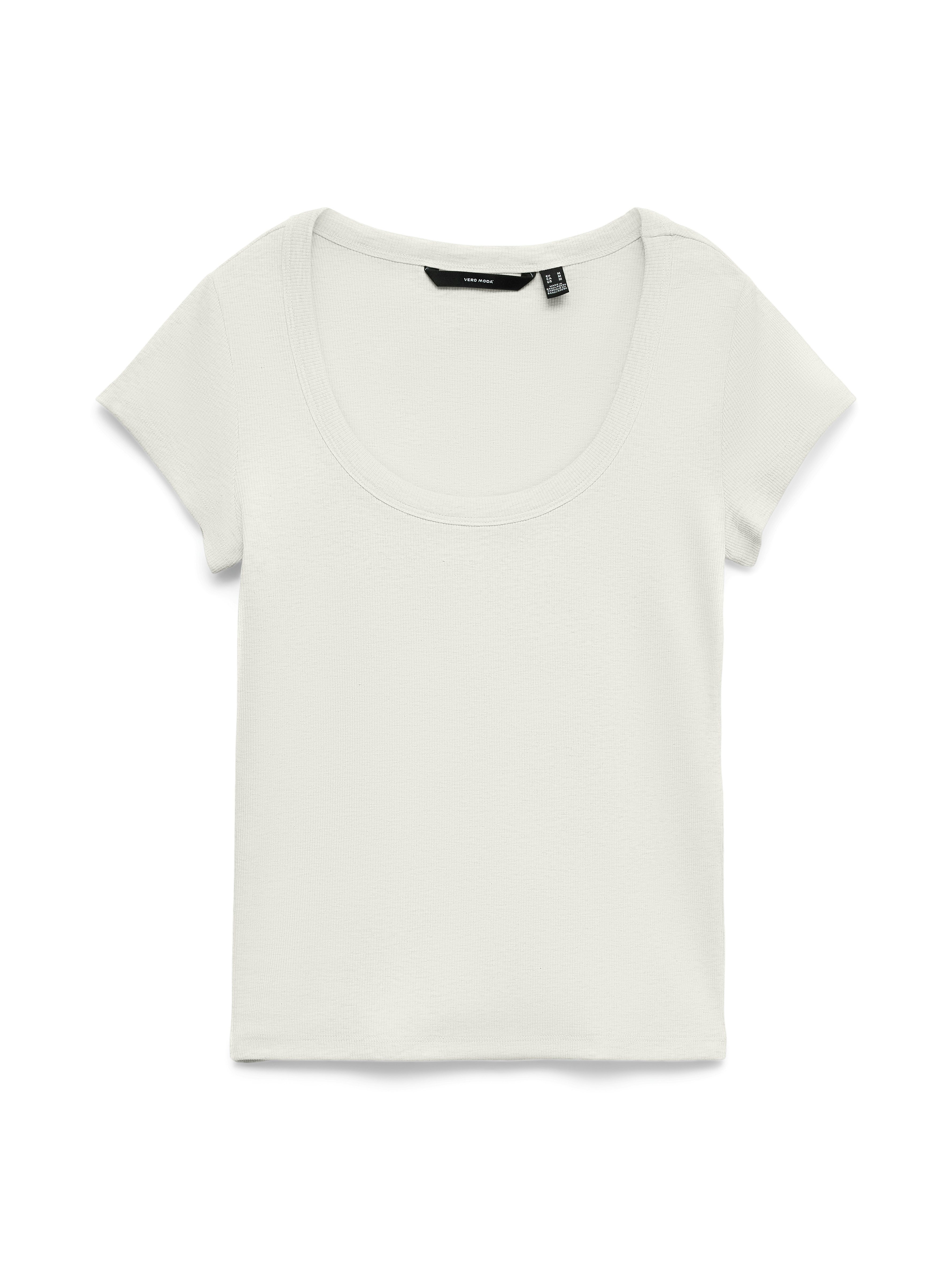 Kurzarmshirt VMCHLOE CS SHORT U-NECK NOOS