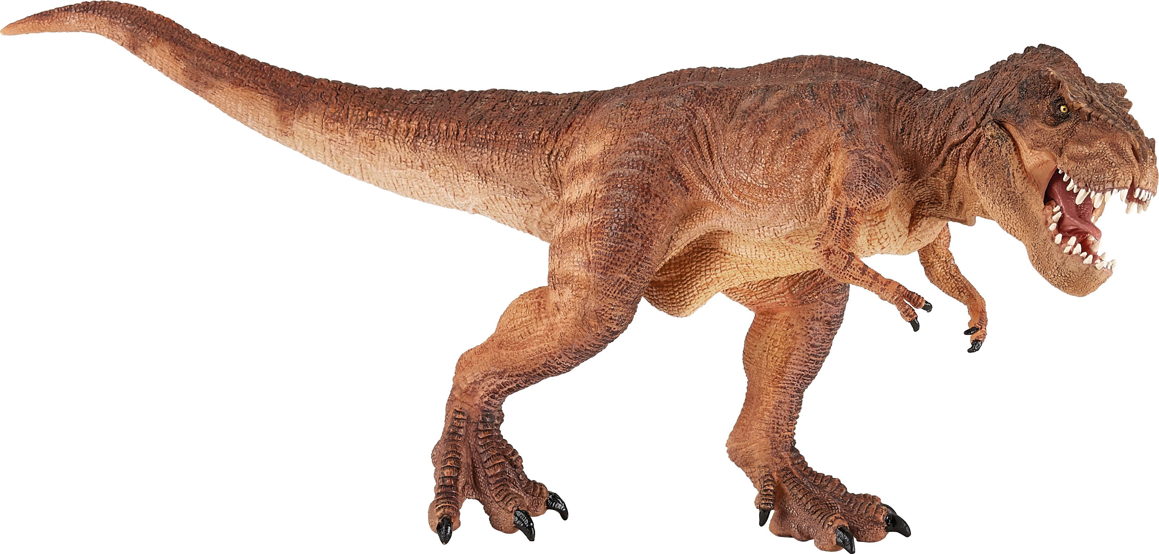 papo Spielfigur Dinosaurier Dino Laufender T- Rex Tyrannosaurus handemalt, (1-tlg), handbemalt