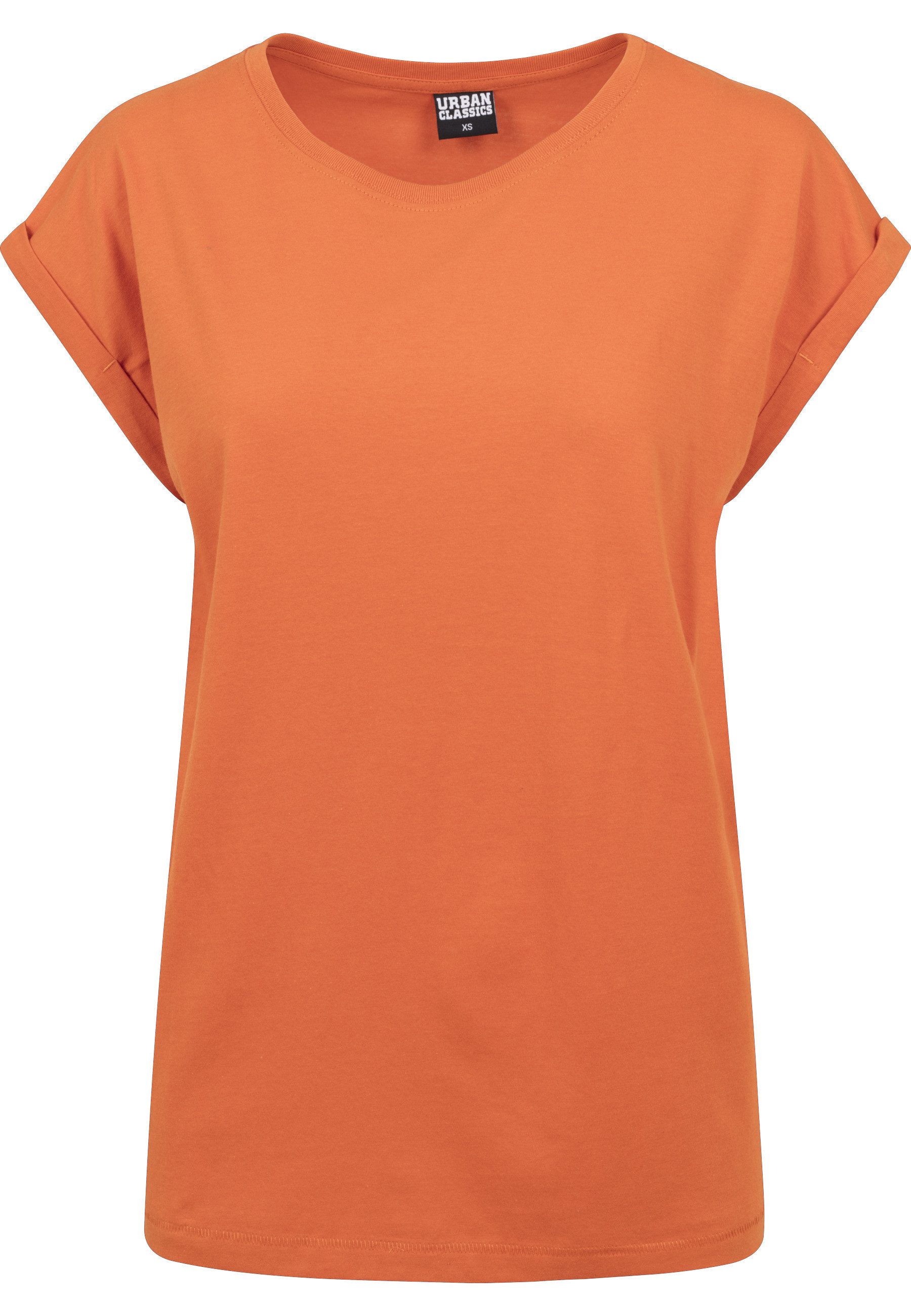 Kurzarmshirt Urban Classics Damen Ladies Extended Shoulder Tee