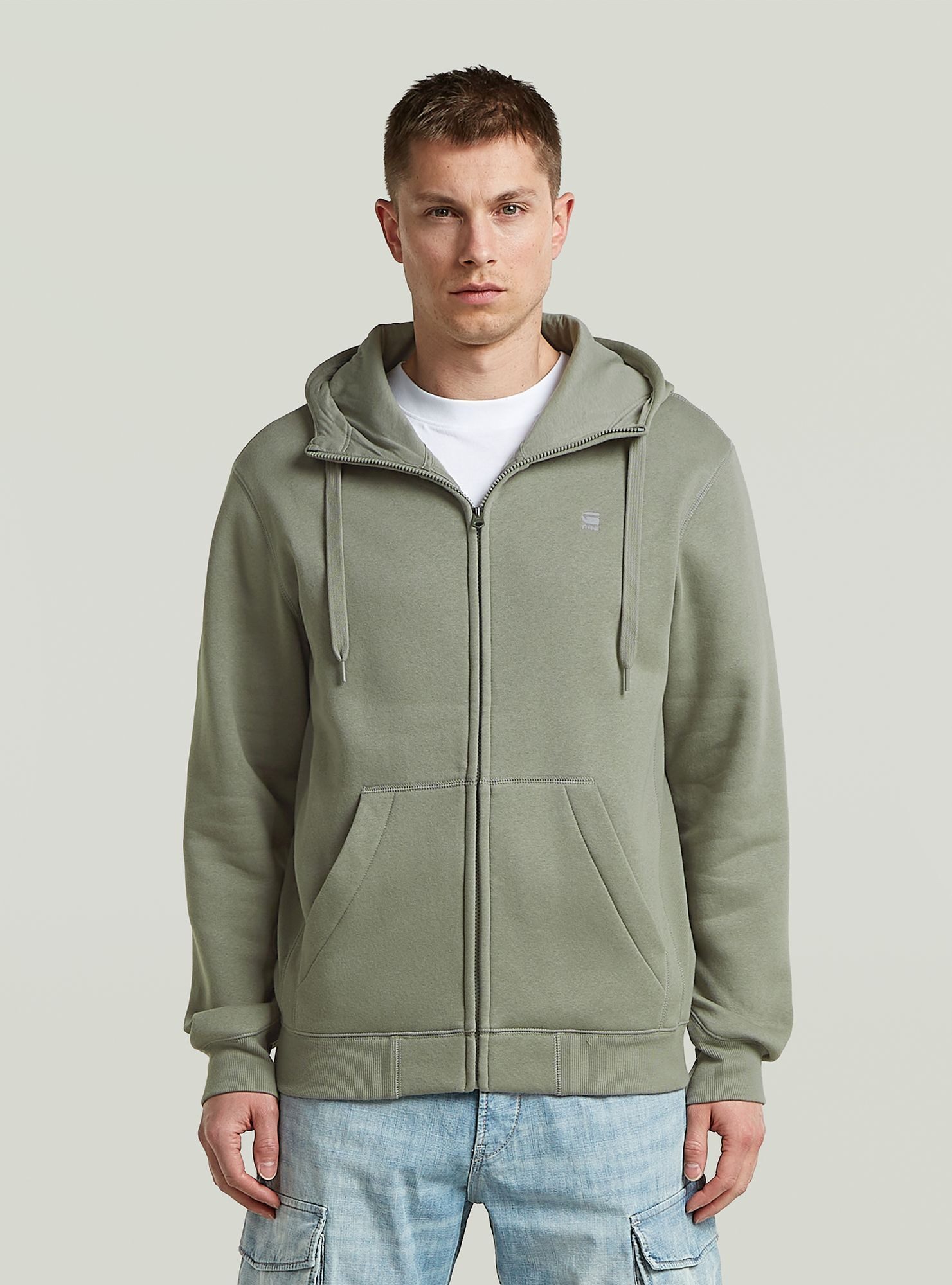 Longpullover Premium Core Hooded Zip Sweater