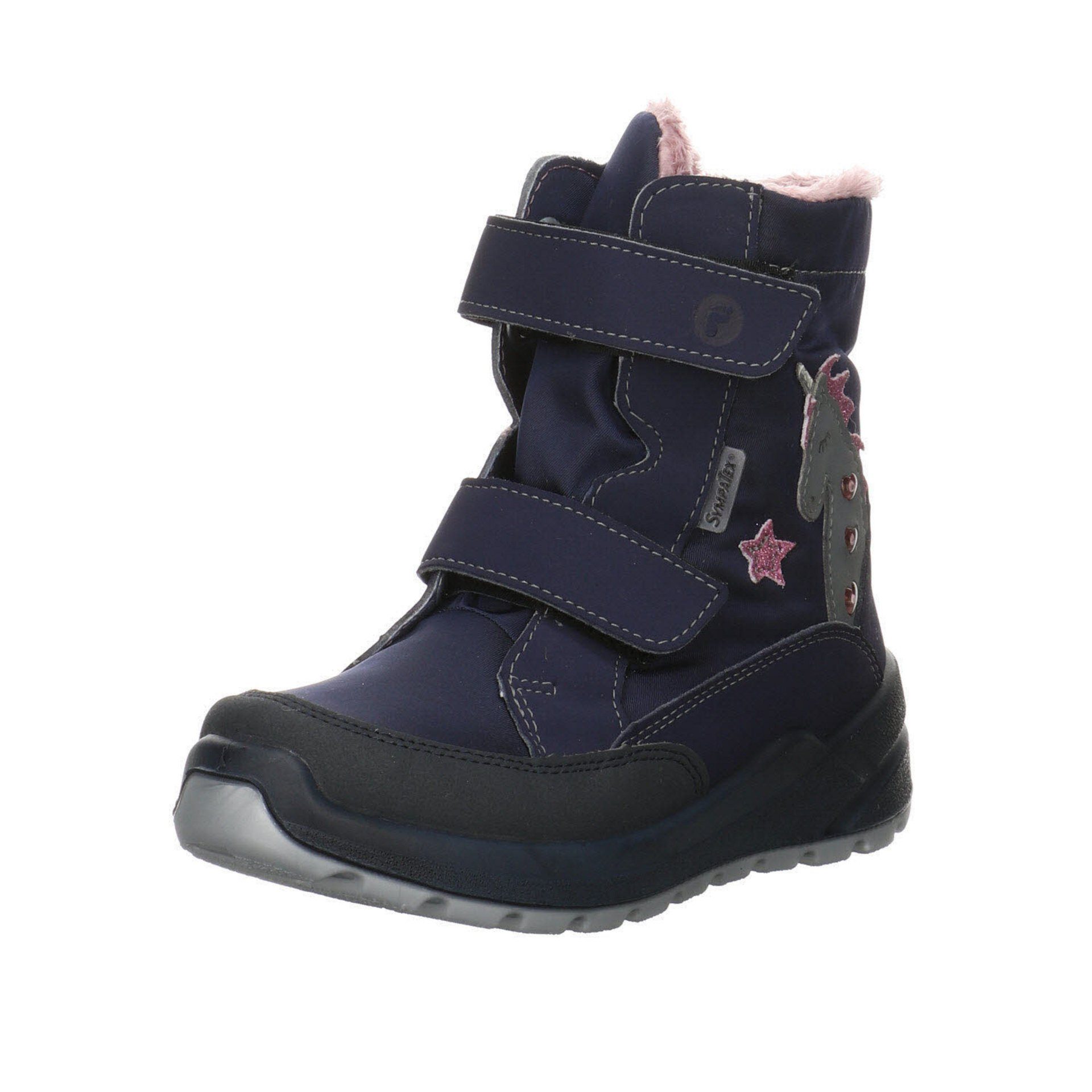 Mädchen Dunkelblau Kinderschuhe Annika Boots Ricosta Stiefel Schuhe Stiefel