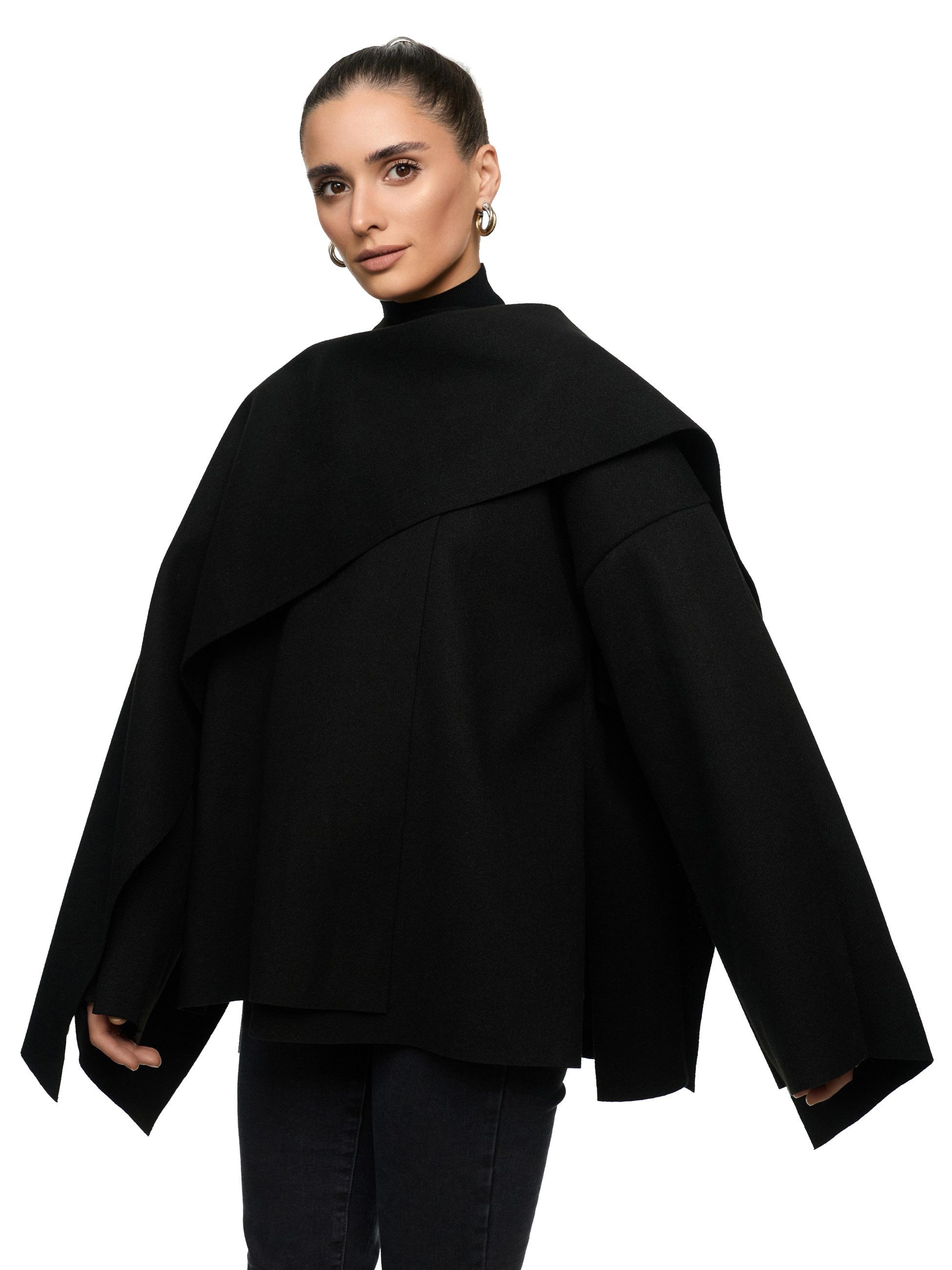 Worldclassca Poncho Worldclassca Poncho Crop Jacke günstig online kaufen