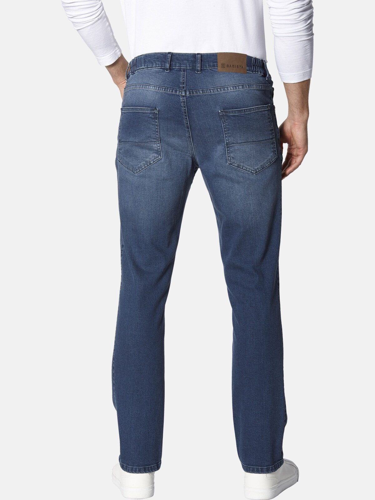 Babista 5-Pocket-Jeans LEARESTO im leichten Used-Look günstig online kaufen