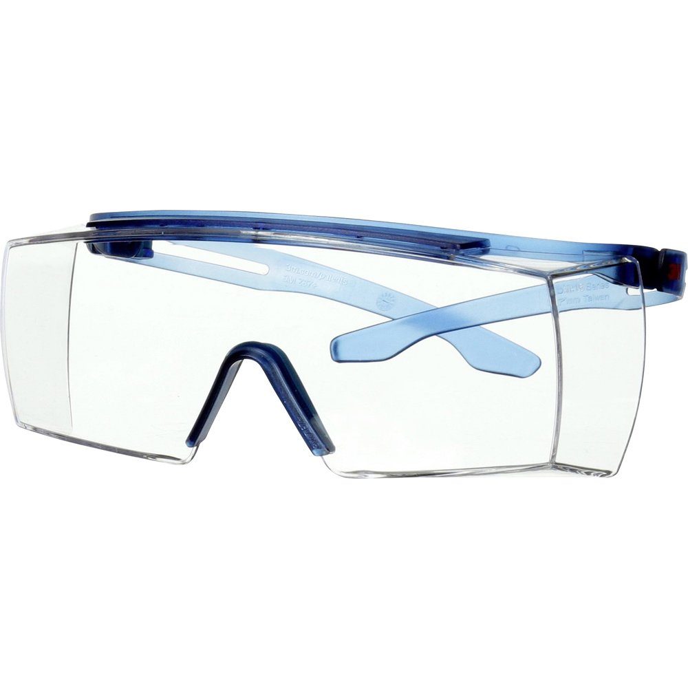 3M Arbeitsschutzbrille 3M SF3701SGAF-BLU Überbrille mit Antibeschlag-Schutz Blau DIN EN 166