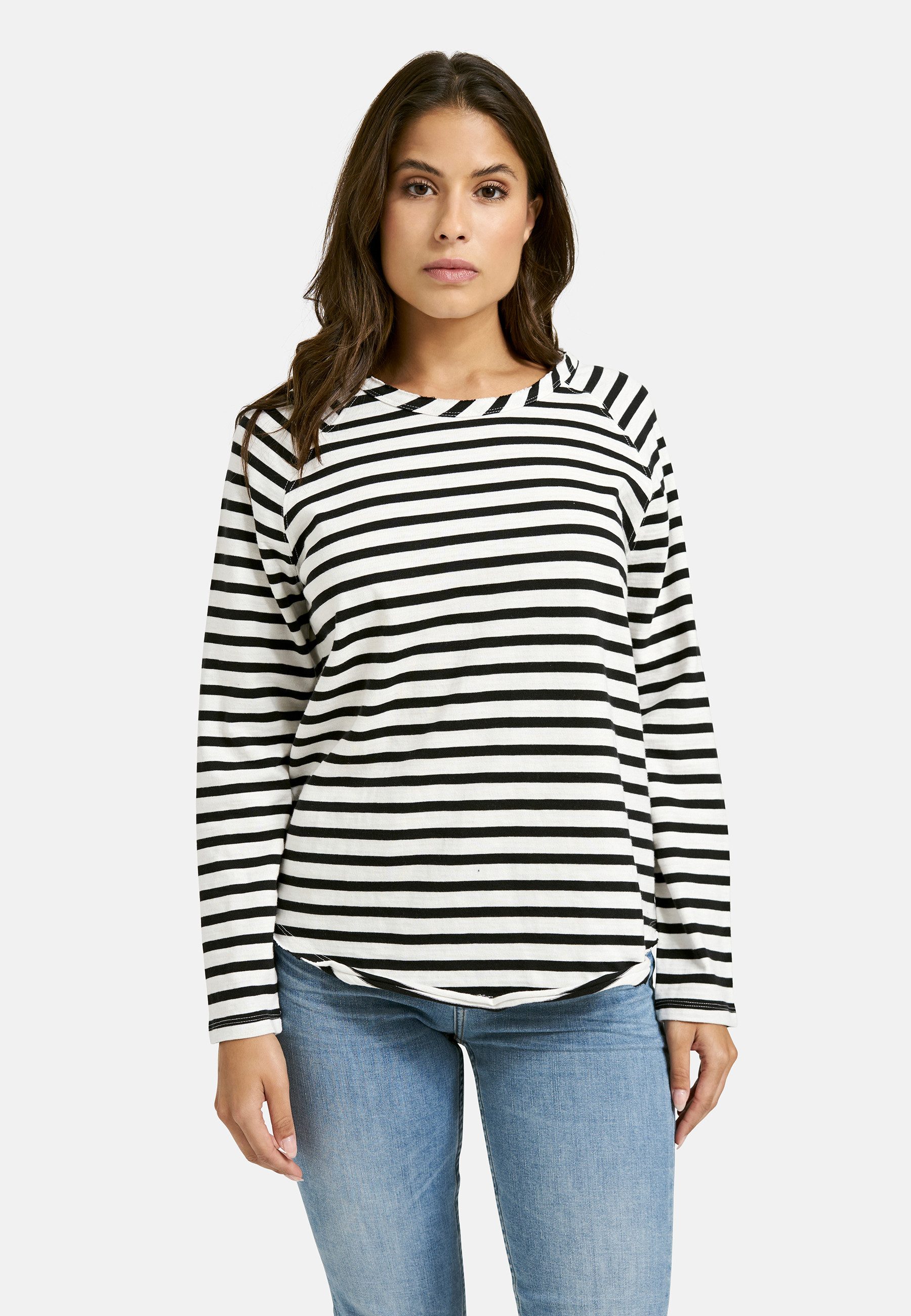Smith & Soul Rundhalsshirt, mit offenen Kanten günstig online kaufen
