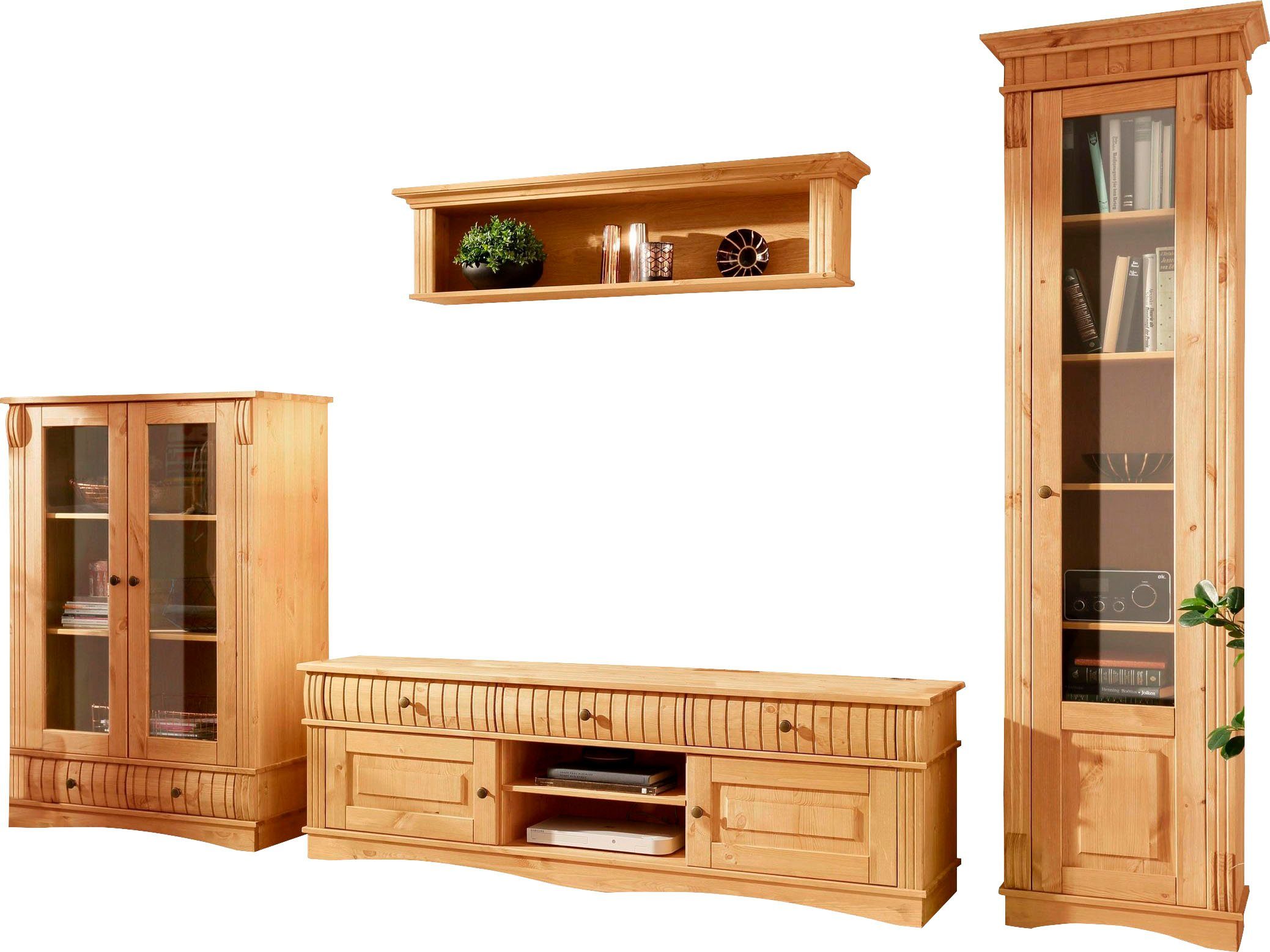 Home affaire Wohnwand Teresa, (Set, 3-St), bestehend aus 1 Vitrine klein, 1 günstig online kaufen