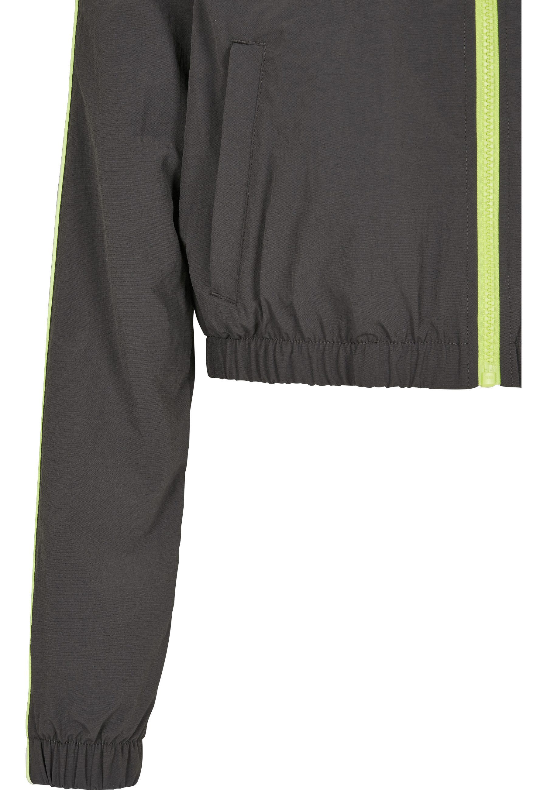 URBAN CLASSICS Allwetterjacke Urban Classics Damen Ladies Short Piped Track Jacket (1-St)
