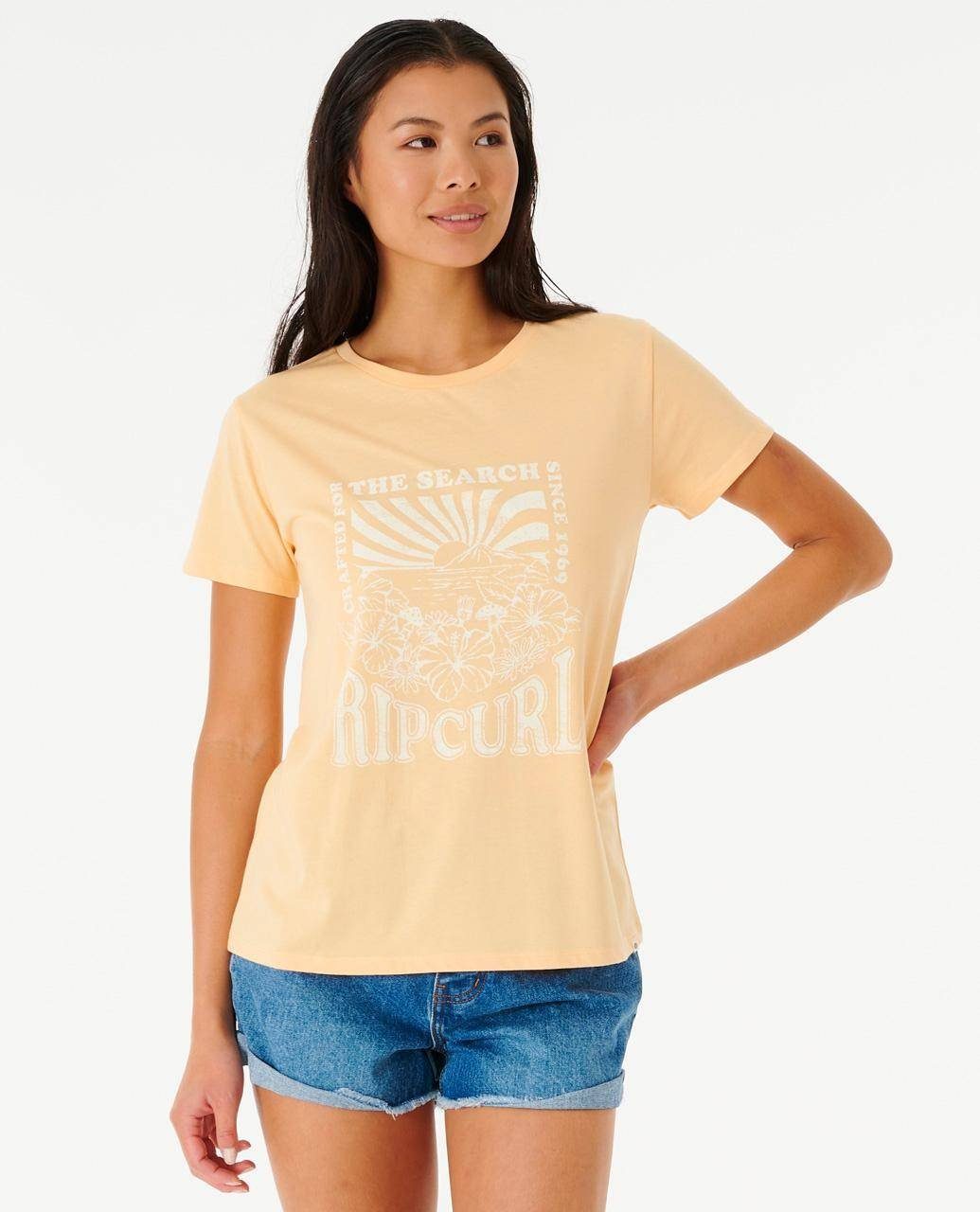 Rip Curl Print-Shirt Tropical Sunset T-Shirt Standard
