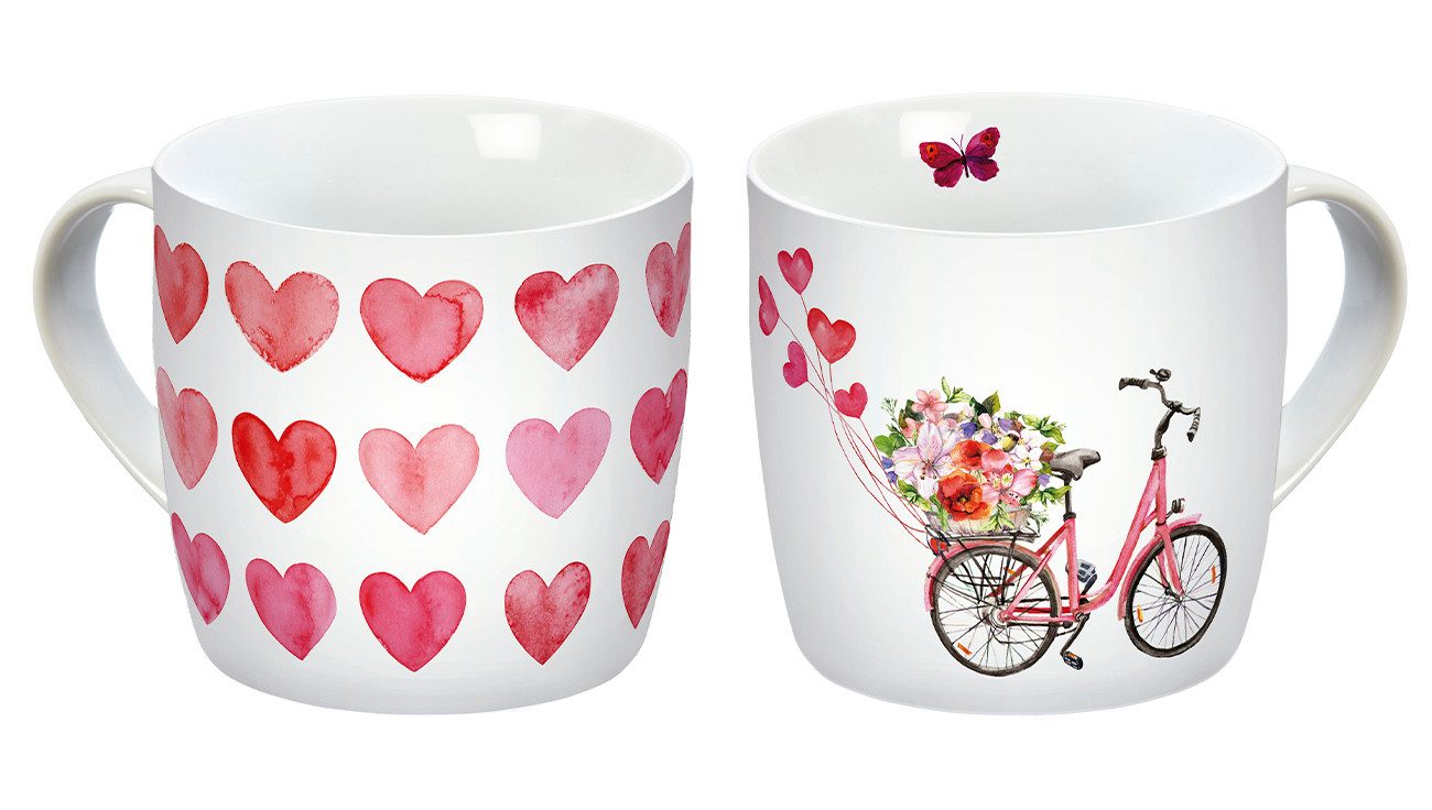 Tasse Watercolor Love 2er Set