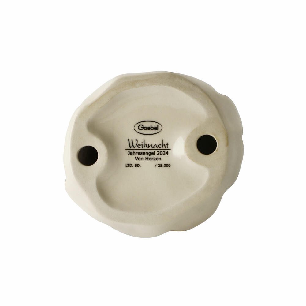 Goebel Engelfigur Jahresengel 2024 Walnuss