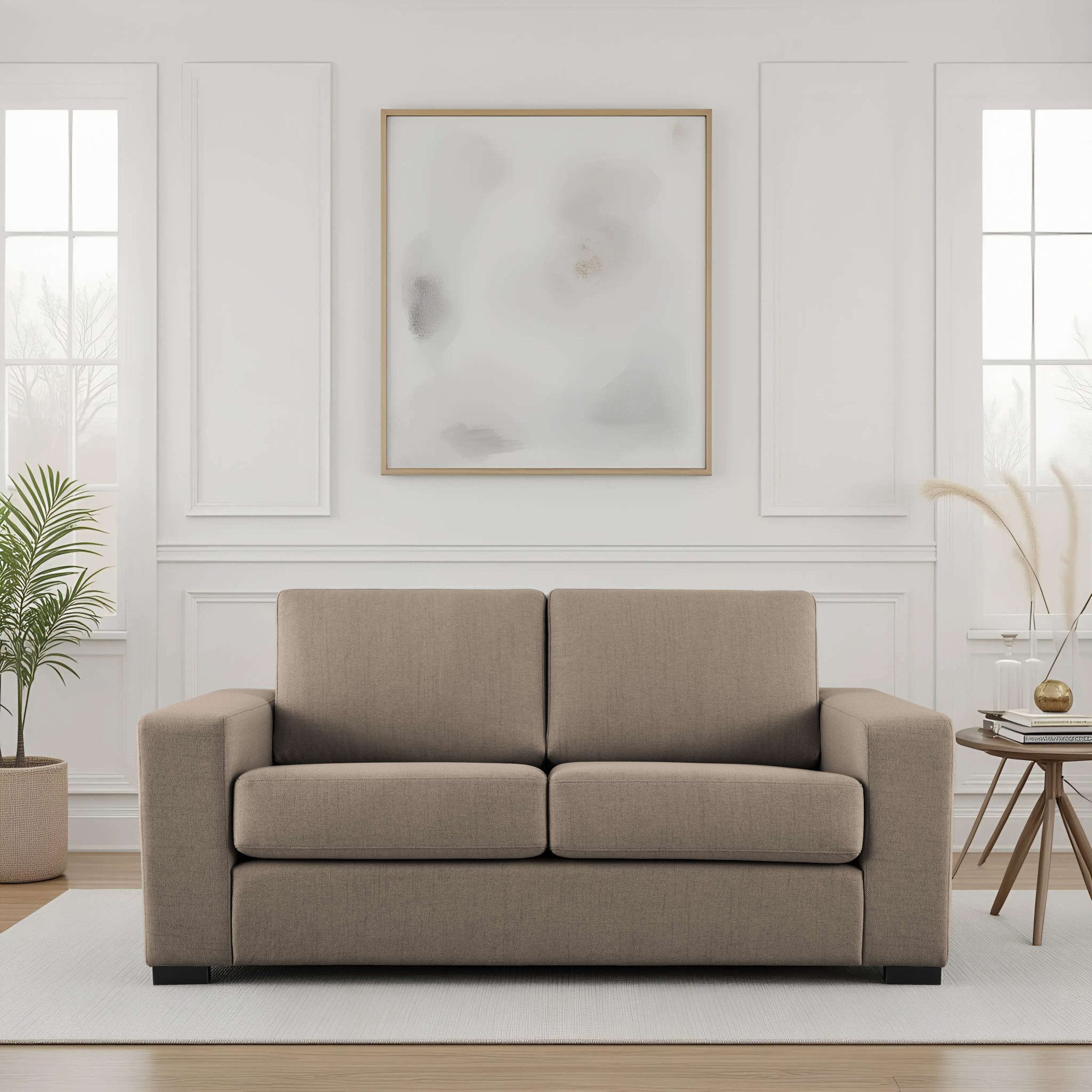 OTTO home 2-Sitzer Branwell, Breite 175 cm, Struktur fein, mit Wellenunterfederung