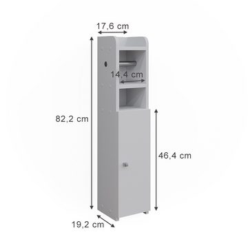 Livinity® Midischrank Toilettenpapierschrank Fynn Weiß