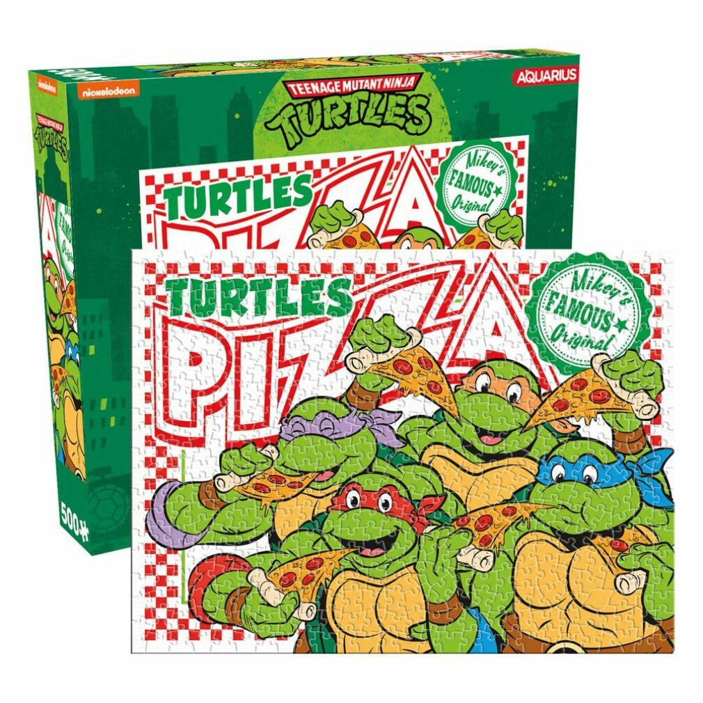 Aquarius Puzzle Teenage Mutant Ninja Turtles Puzzle Pizza (500 Teile), Puzzleteile