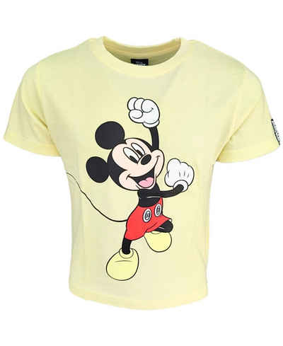 Disney Mickey Mouse T-Shirt Mickey Maus Jungen Kurzarmshirt aus Baumwolle Gr. 98 - 128 cm