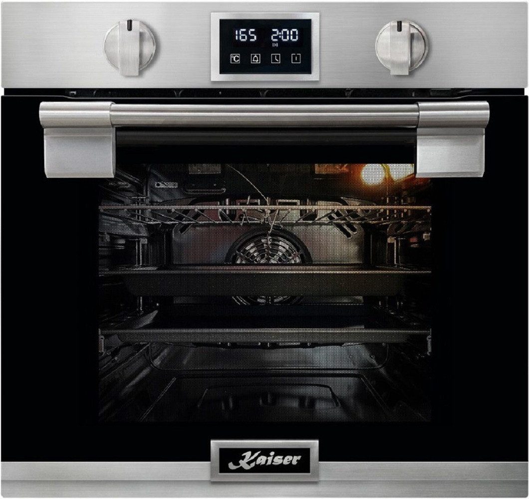 Kaiser Küchengeräte Backofen-Set Herd Set Autark Einbau Backofen 79L Pyrolyse SOFTCLOSE-System 11 Fkt. 60 cm mit Induktionskochfeld 60 cm FREE ZONE mit 2 FLEX Induktions-Zonen TFT Display EH 6337+KCT 6140 FI..., mit 1-fach-Teleskopauszug