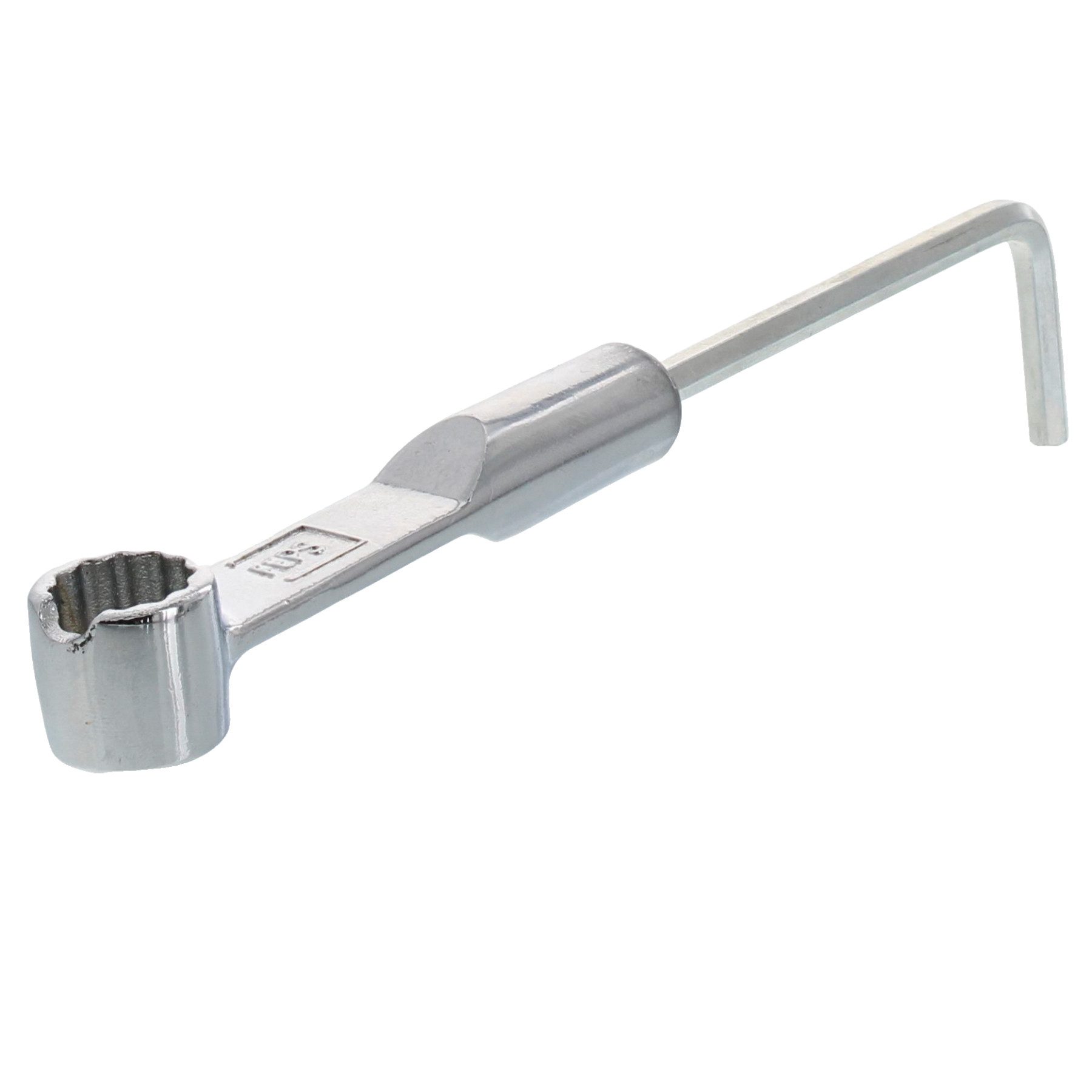 FEPS Bauschlüssel Fenster-Einstellschlüssel für Fensterbeschläge der Marke Siegenia, (1 tlg), 14,28 x 1,56 x 2,83 cm